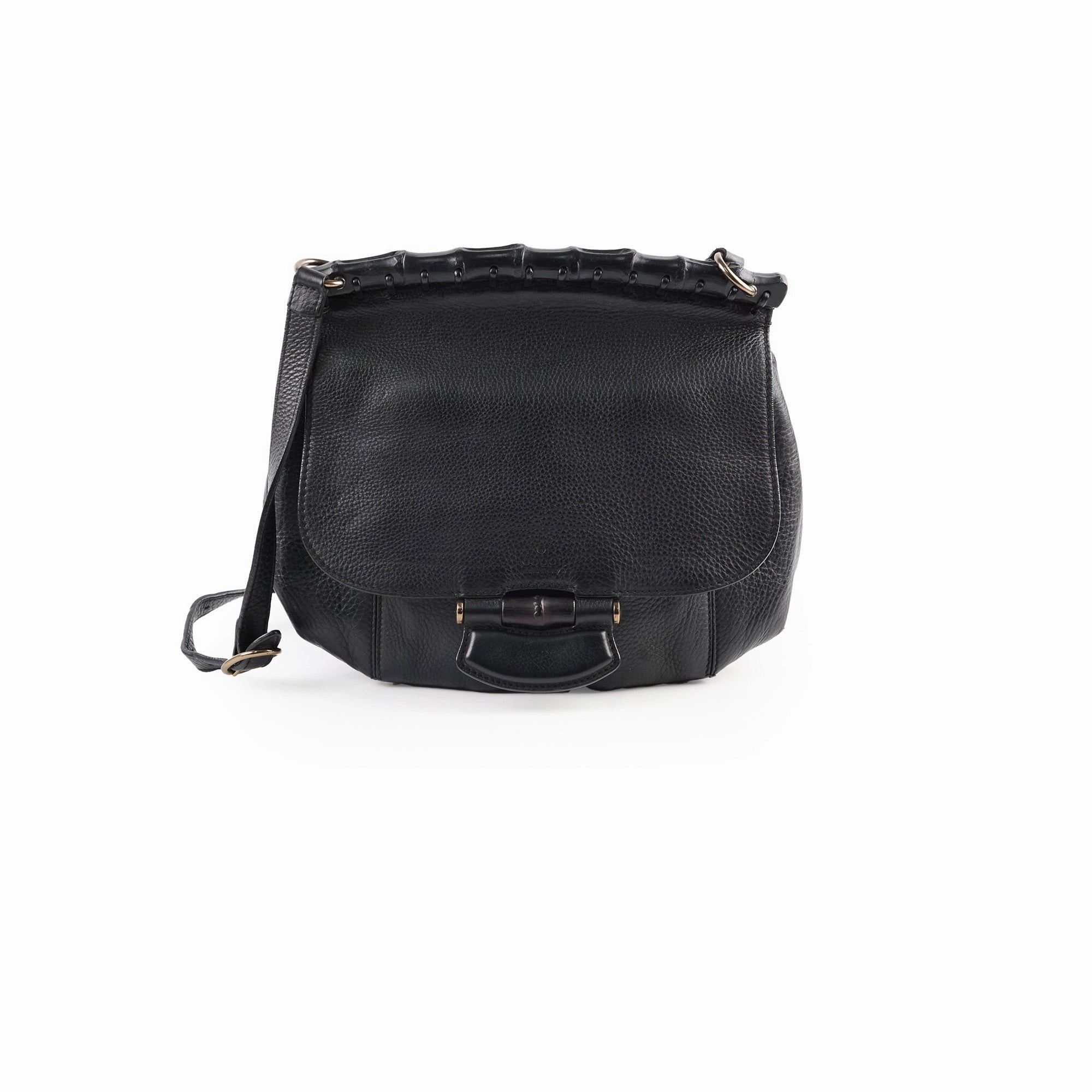 Gucci Bamboo Messenger Black