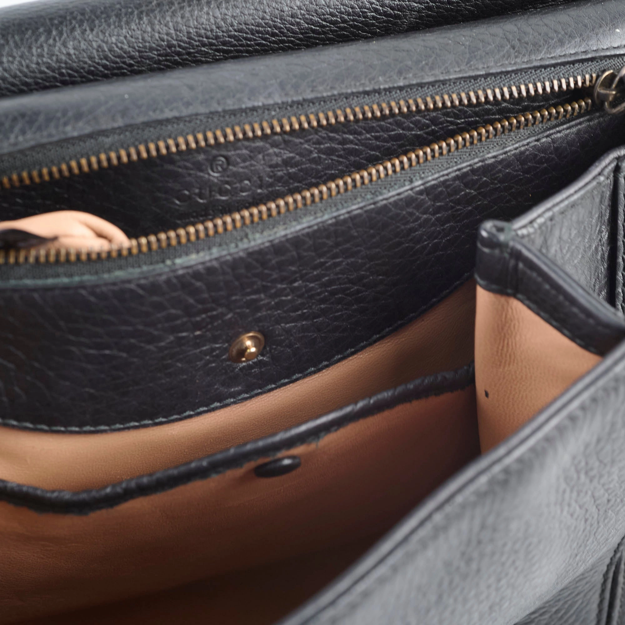 Gucci Bamboo Messenger Black