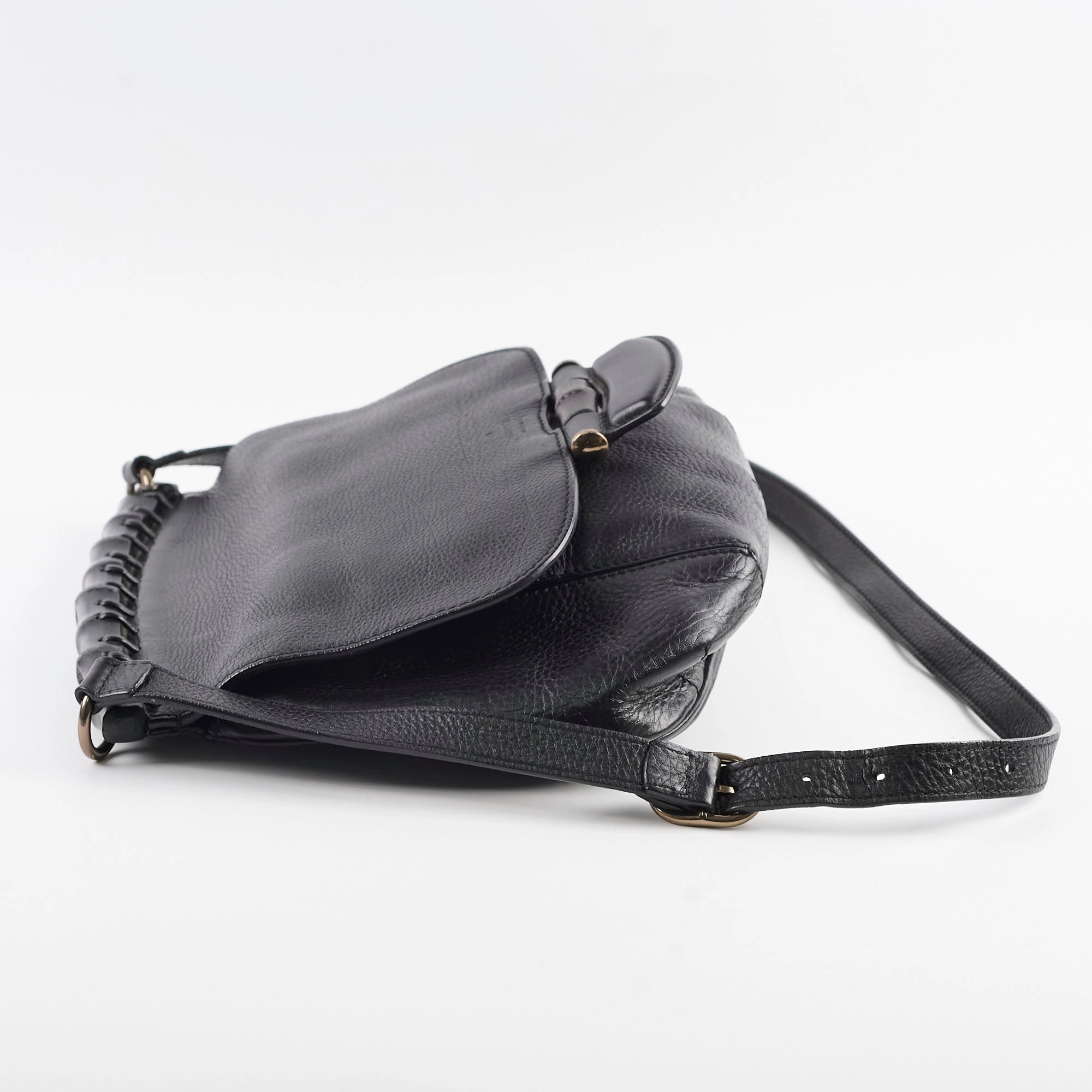 Gucci Bamboo Messenger Black