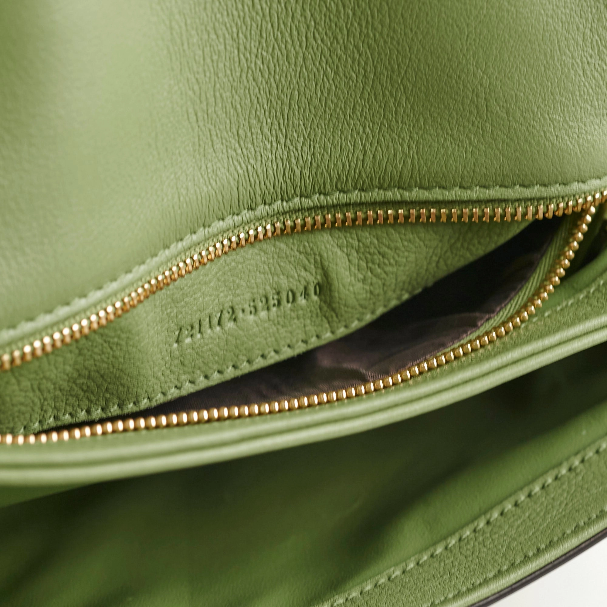 Gucci Blondie Medium Top Handle Shoulder Bag Green