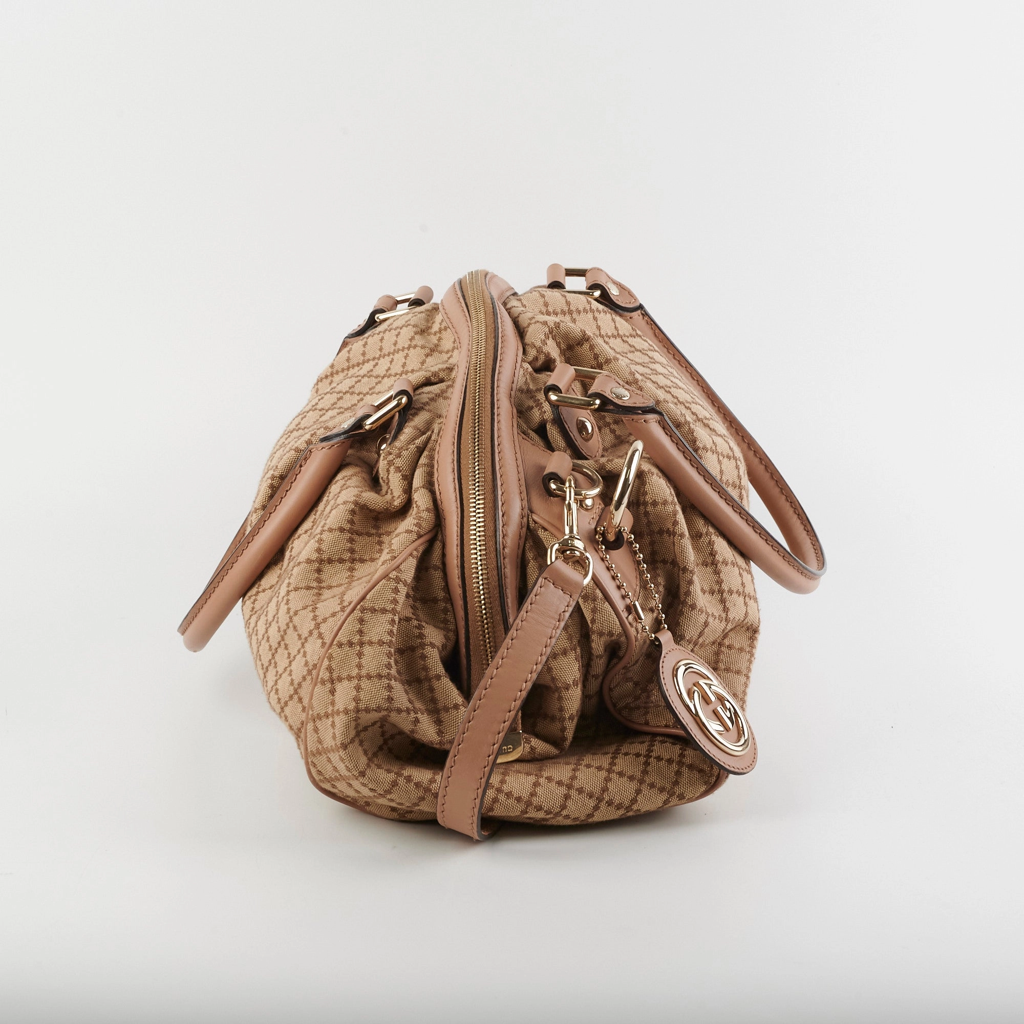 Gucci Brown/Pink Tote Bag