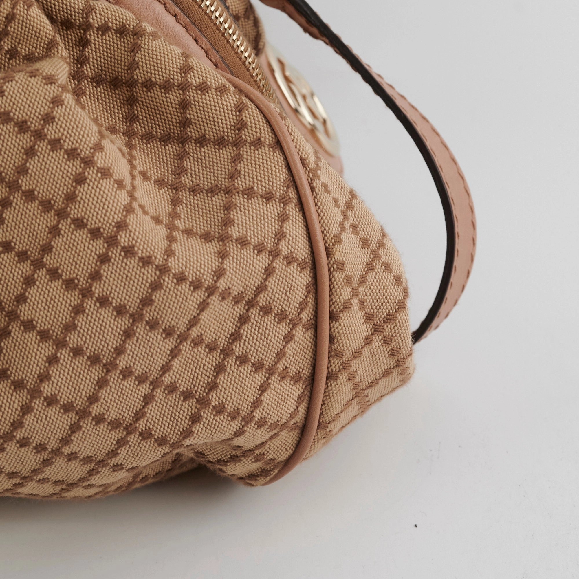Gucci Brown/Pink Tote Bag
