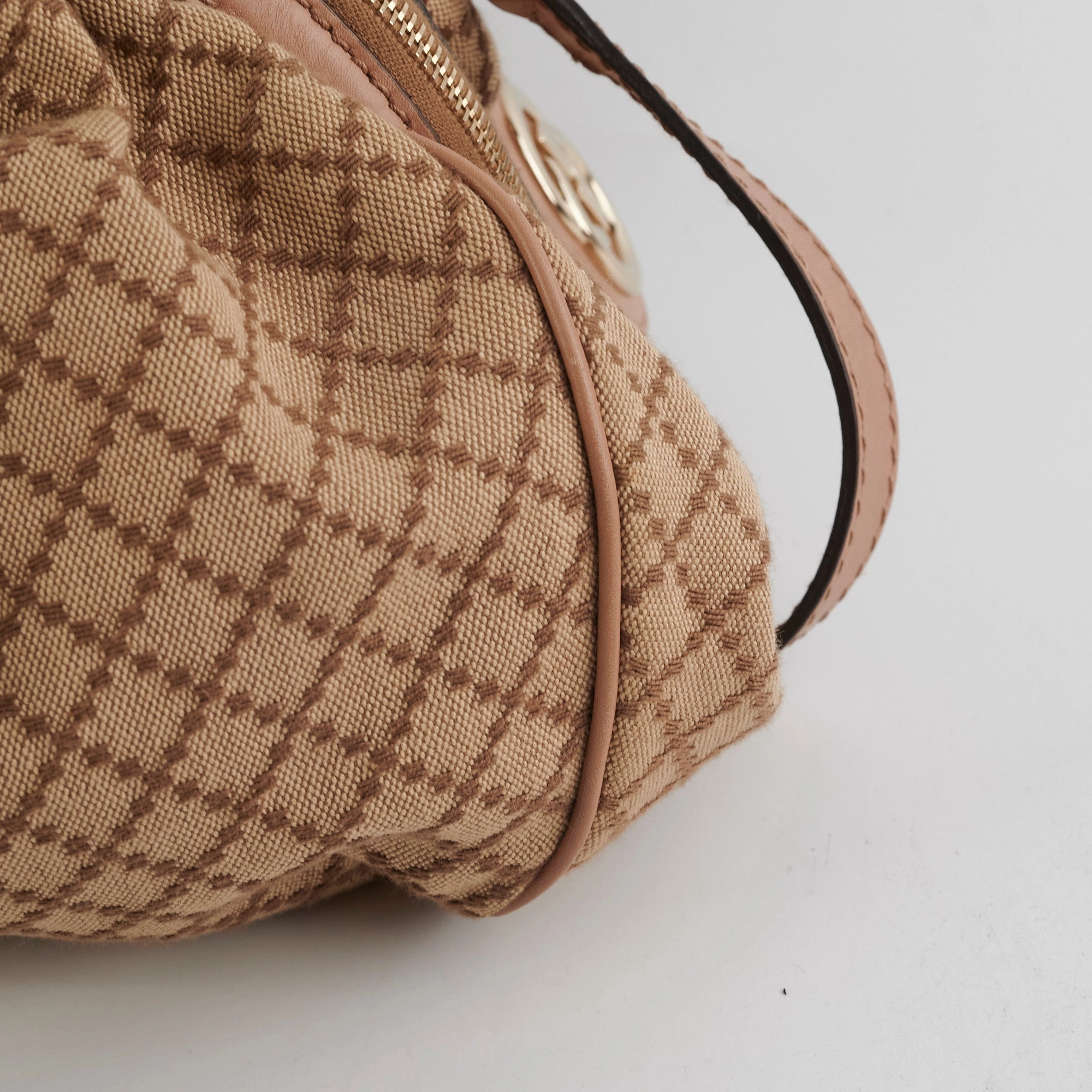 Gucci Brown/Pink Tote Bag