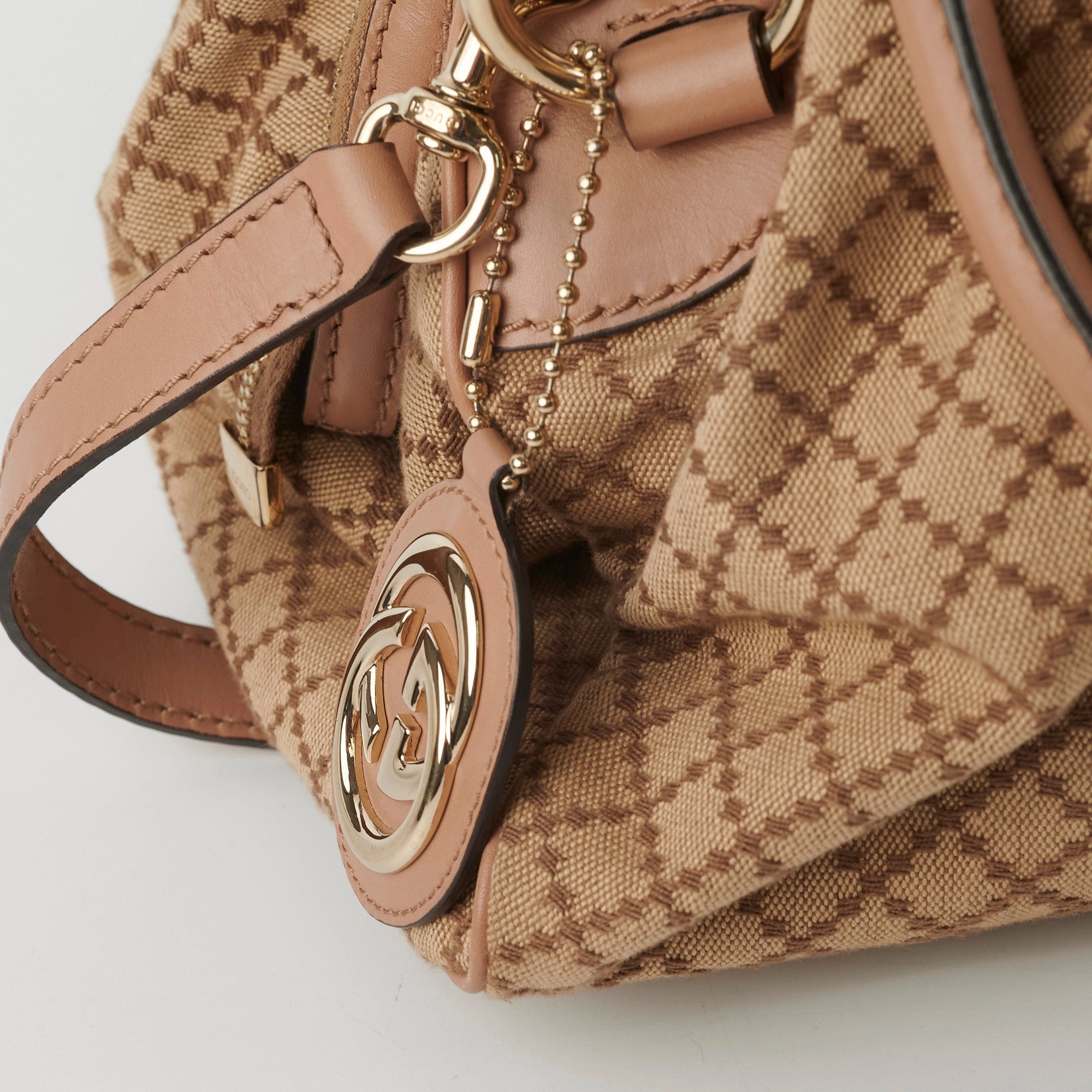 Gucci Brown/Pink Tote Bag