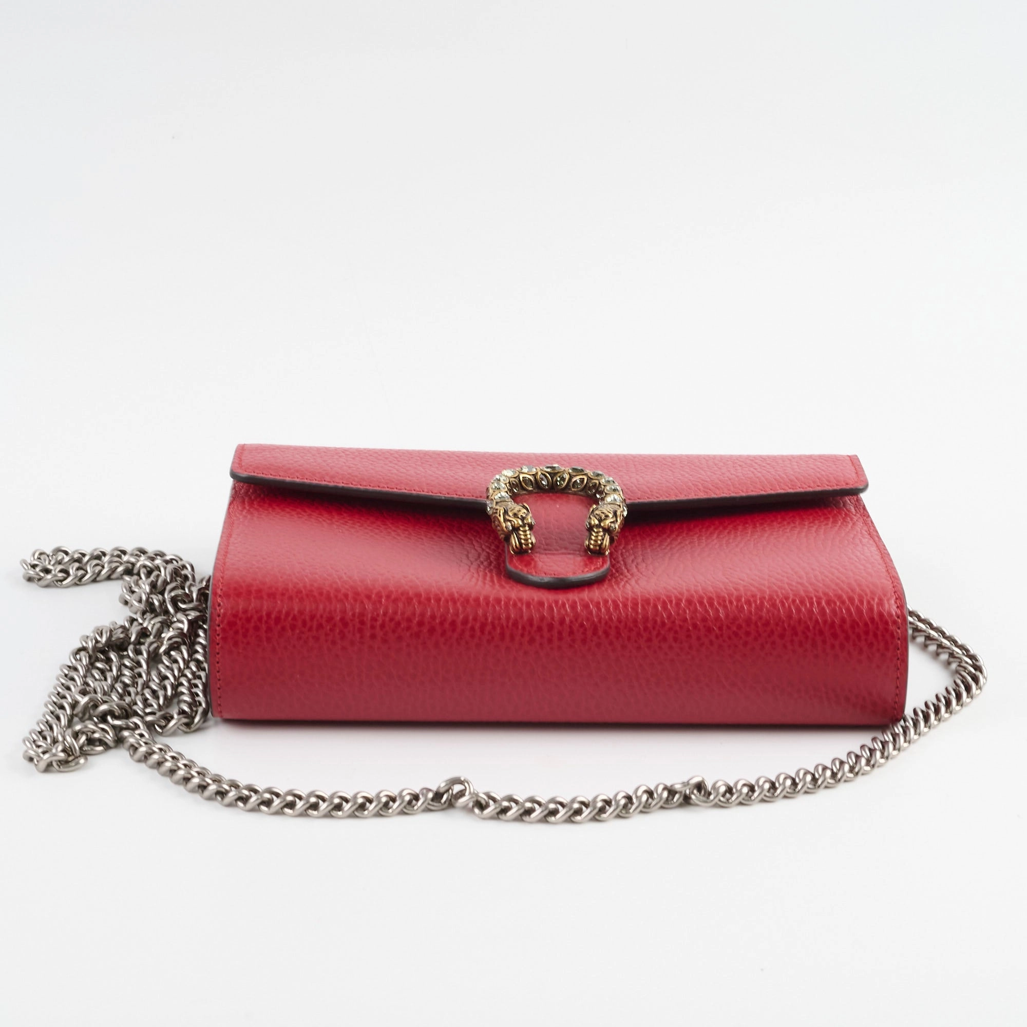 Gucci Dionysus Wallet On Chain Red
