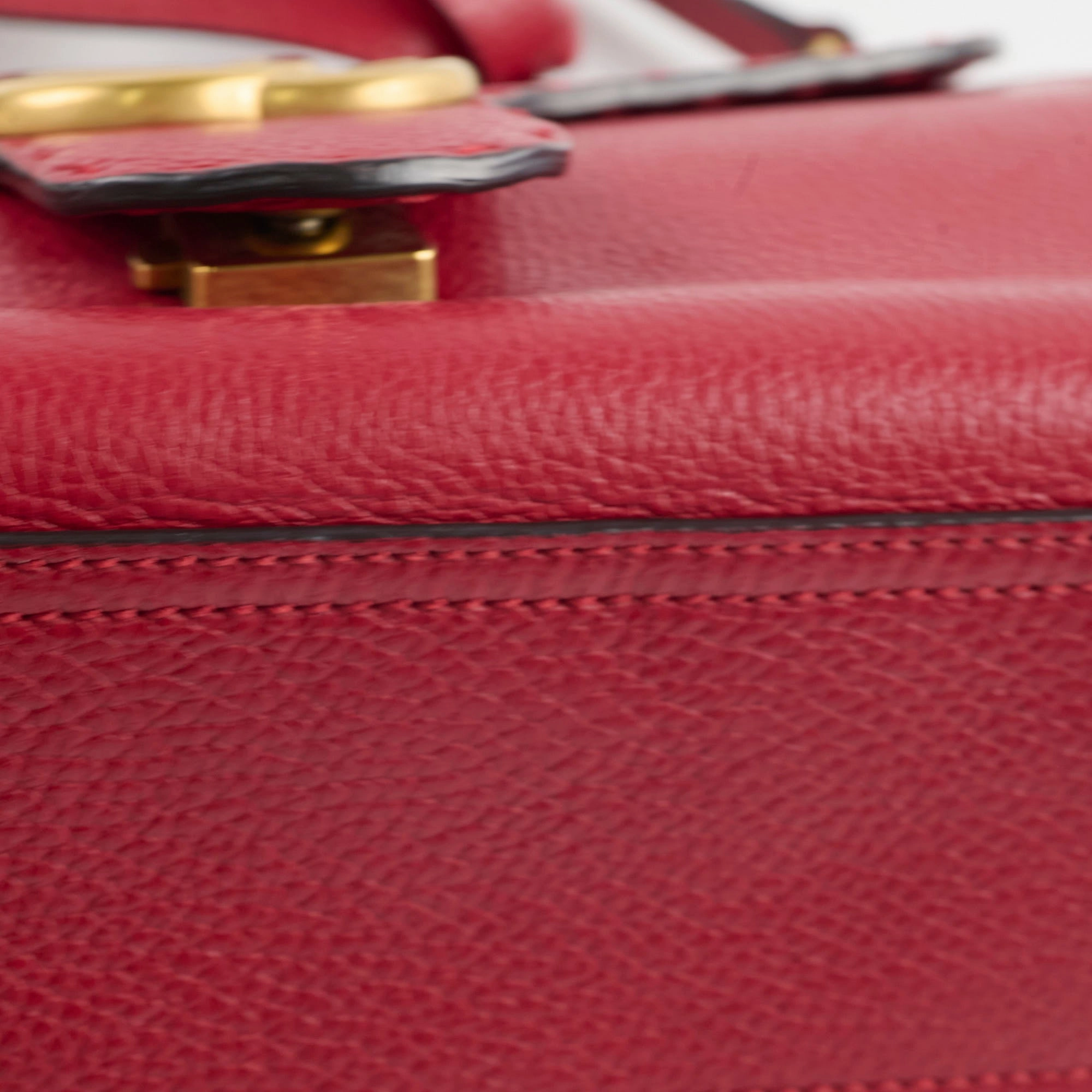 Gucci GG Marmont Top Handle Red