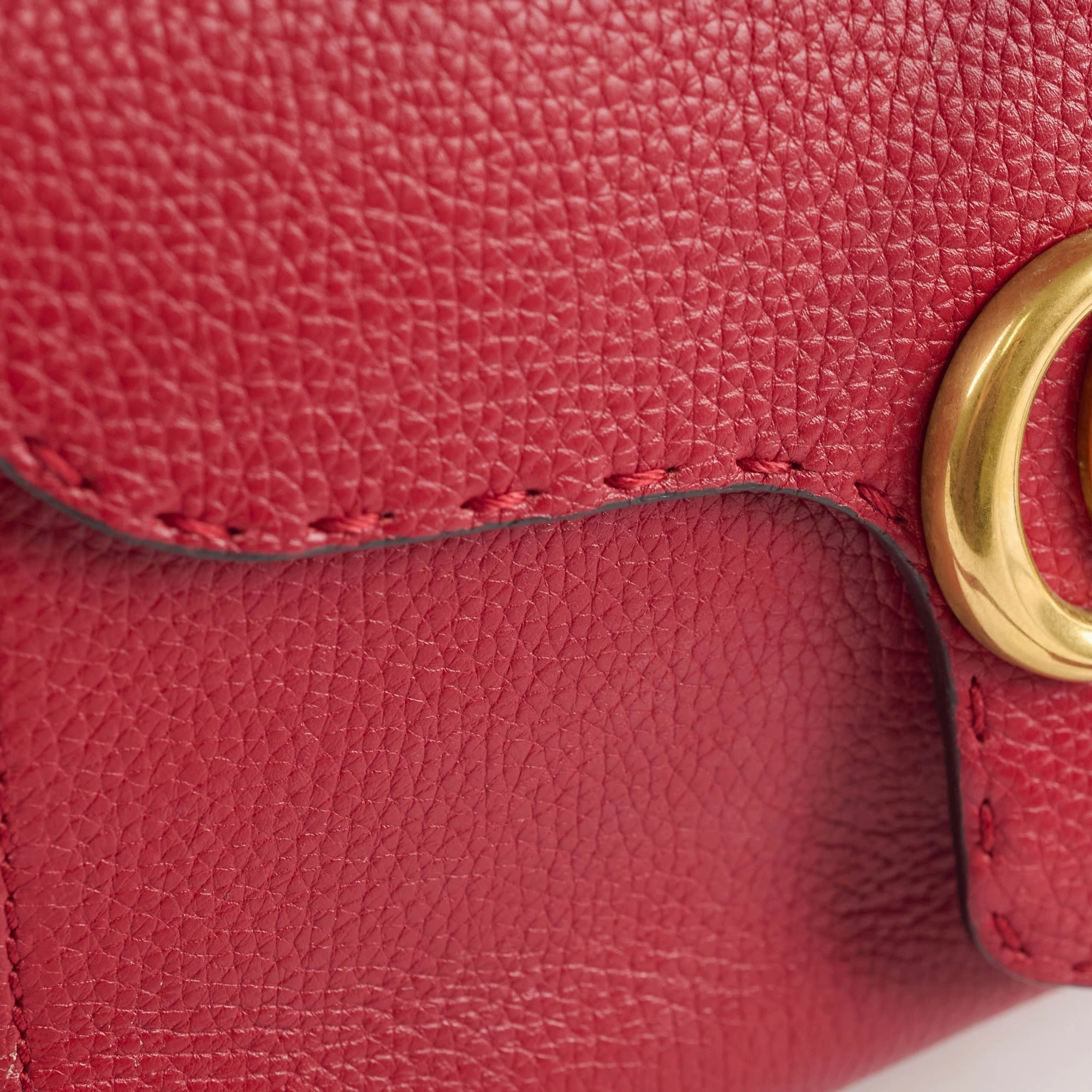 Gucci GG Marmont Top Handle Red