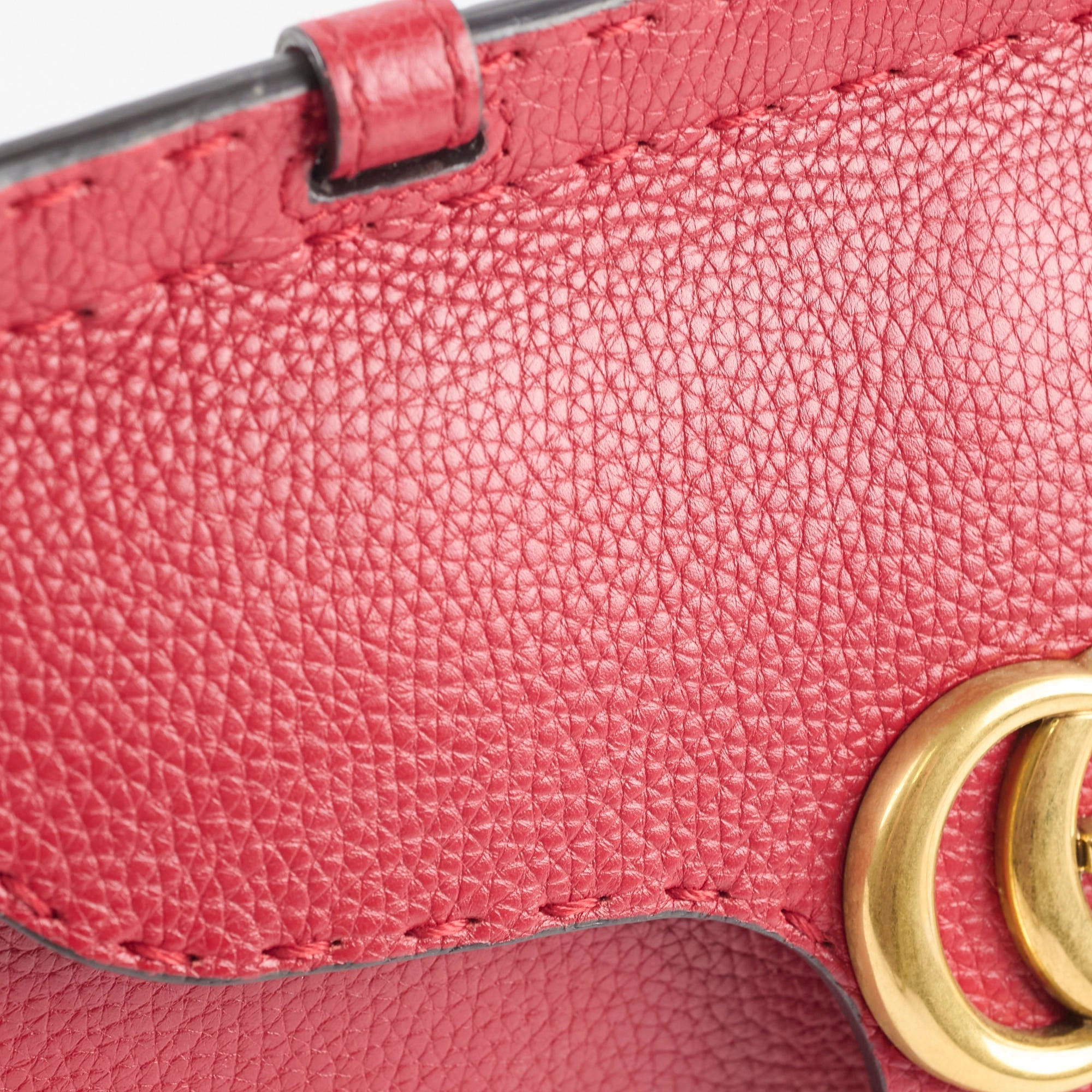 Gucci GG Marmont Top Handle Red