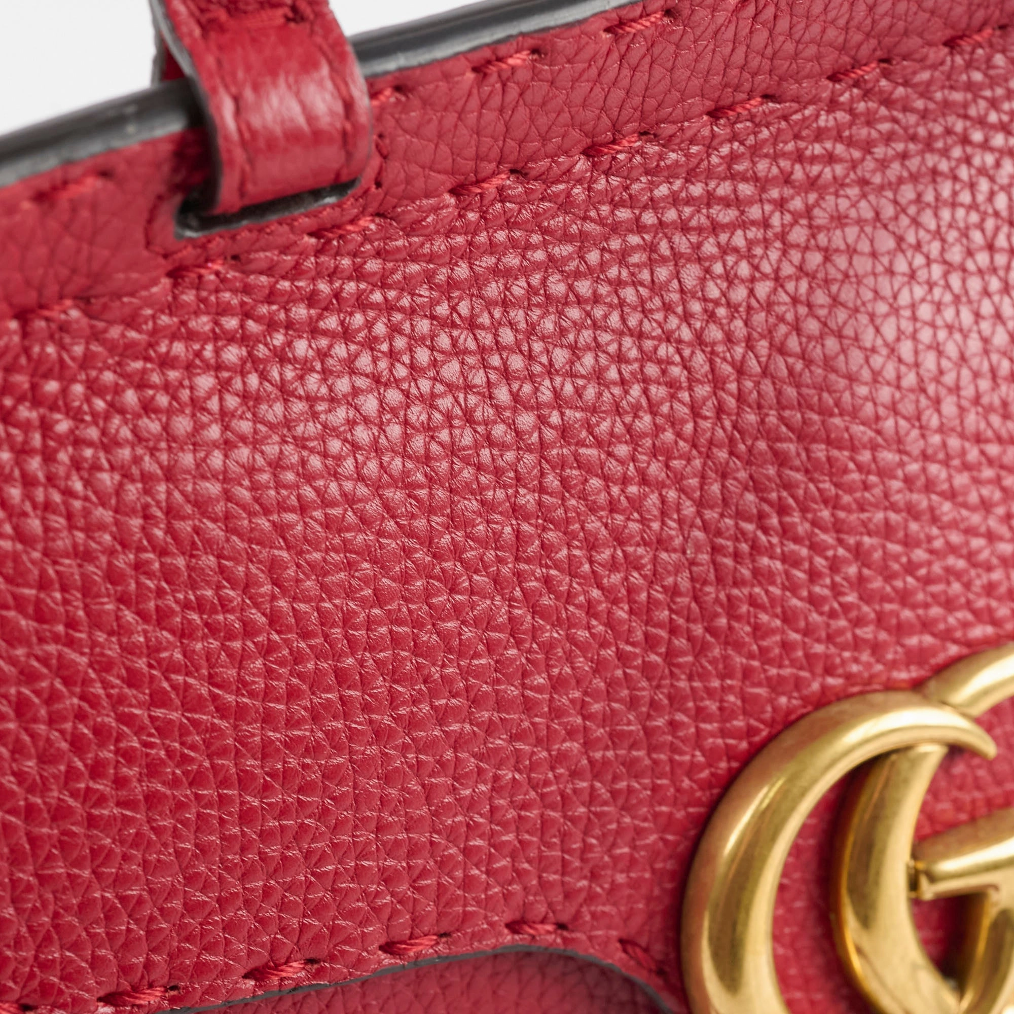 Gucci GG Marmont Top Handle Red