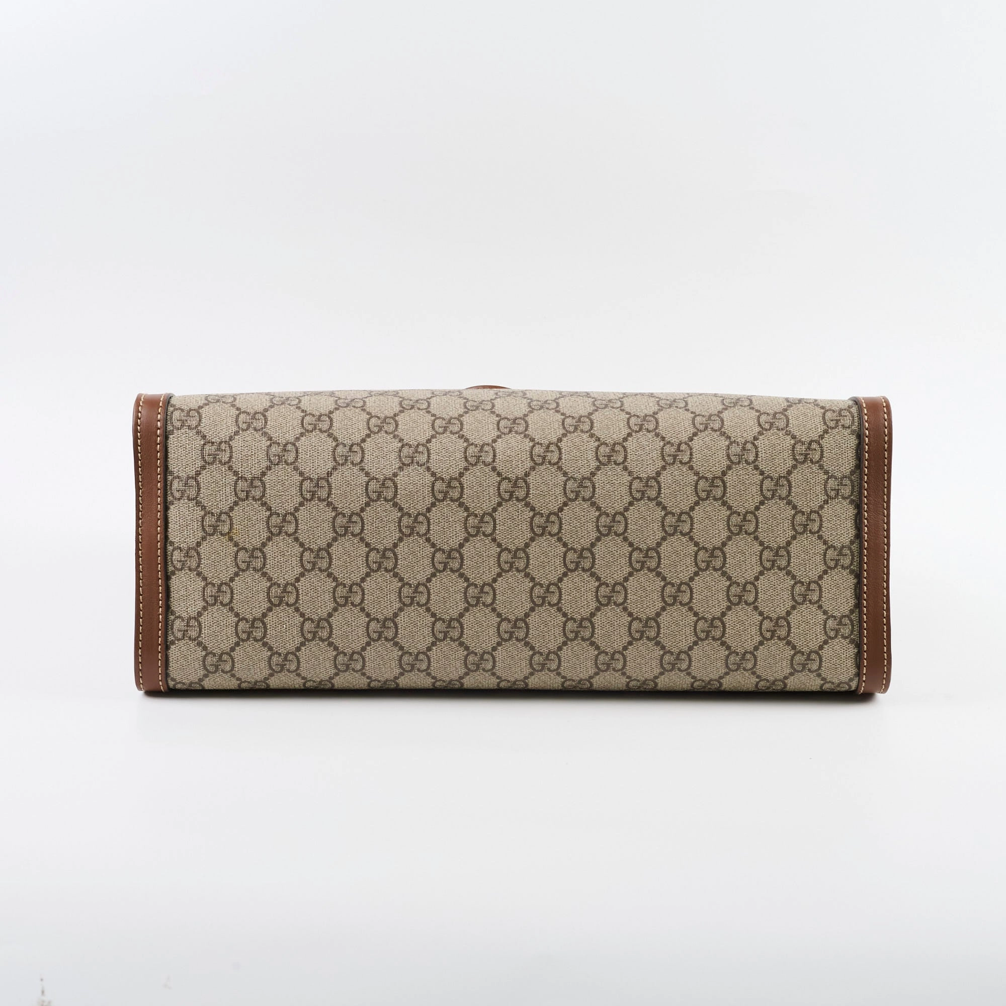 Gucci GG Surpreme Padlock Tote Beige