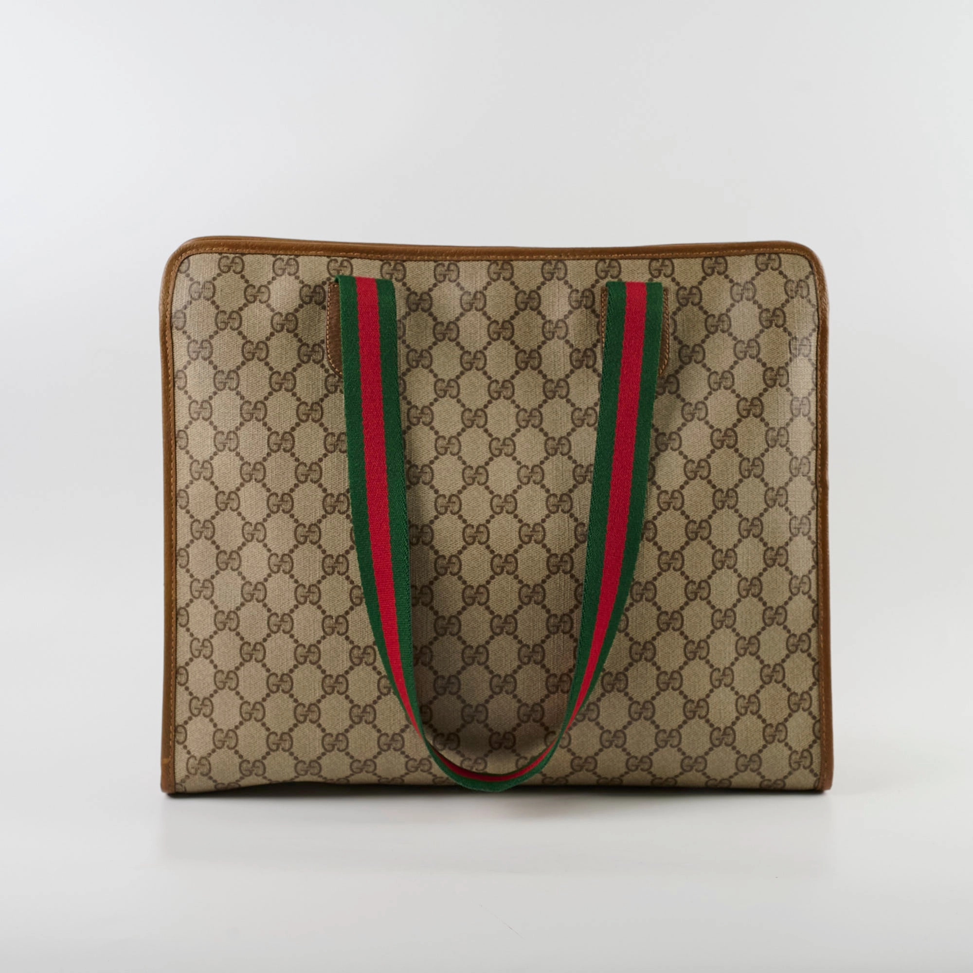 Gucci GG Surpreme Sherry Line Tote Brown