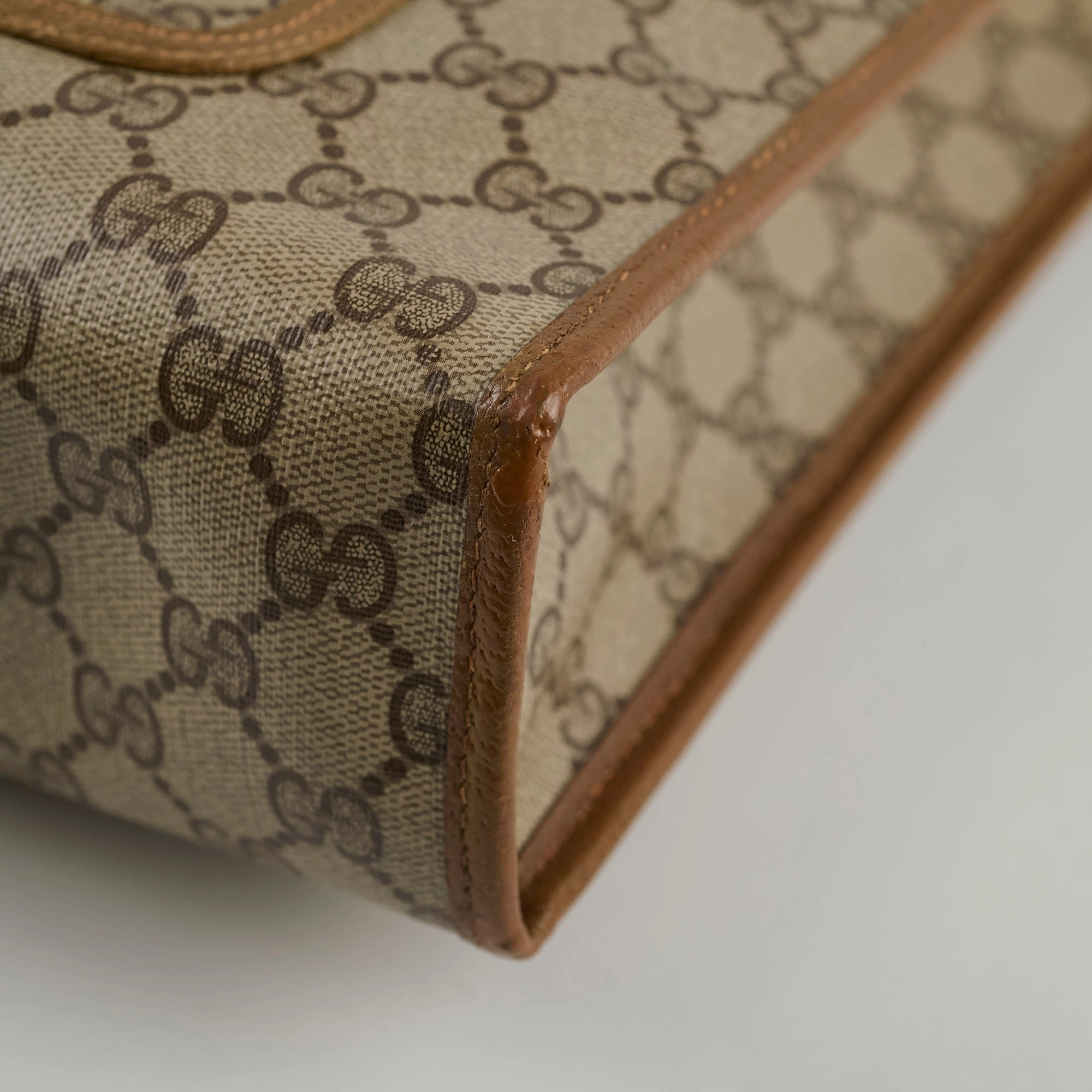 Gucci GG Surpreme Sherry Line Tote Brown