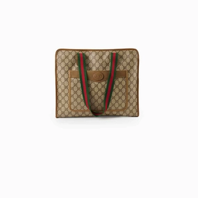 Gucci GG Surpreme Sherry Line Tote Brown