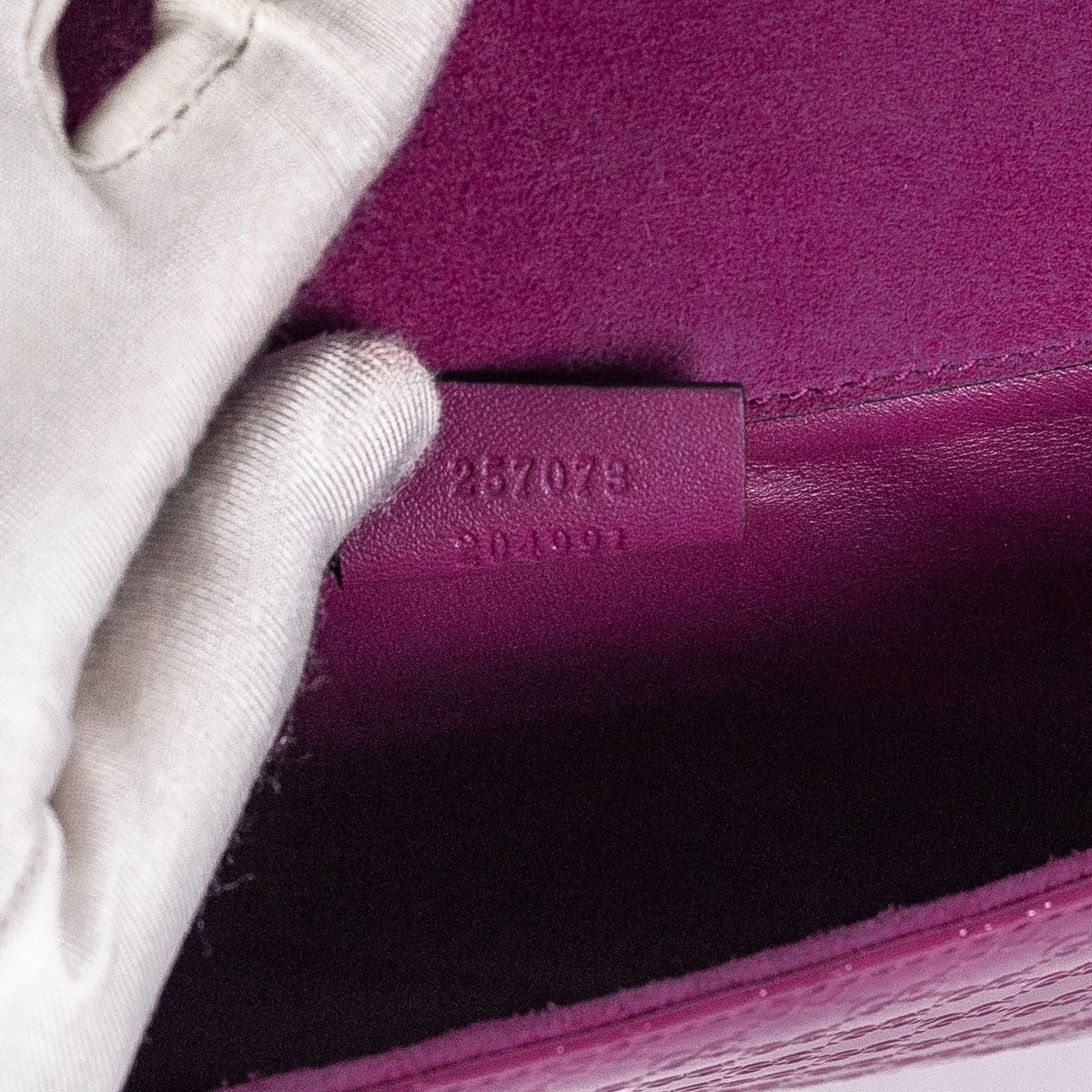 Gucci Guccirisma Clutch Purple
