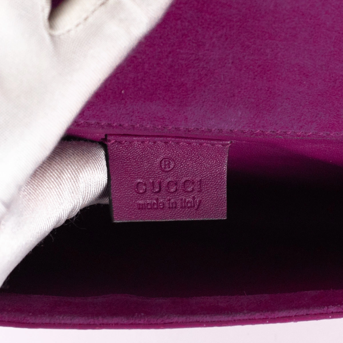 Gucci Guccirisma Clutch Purple
