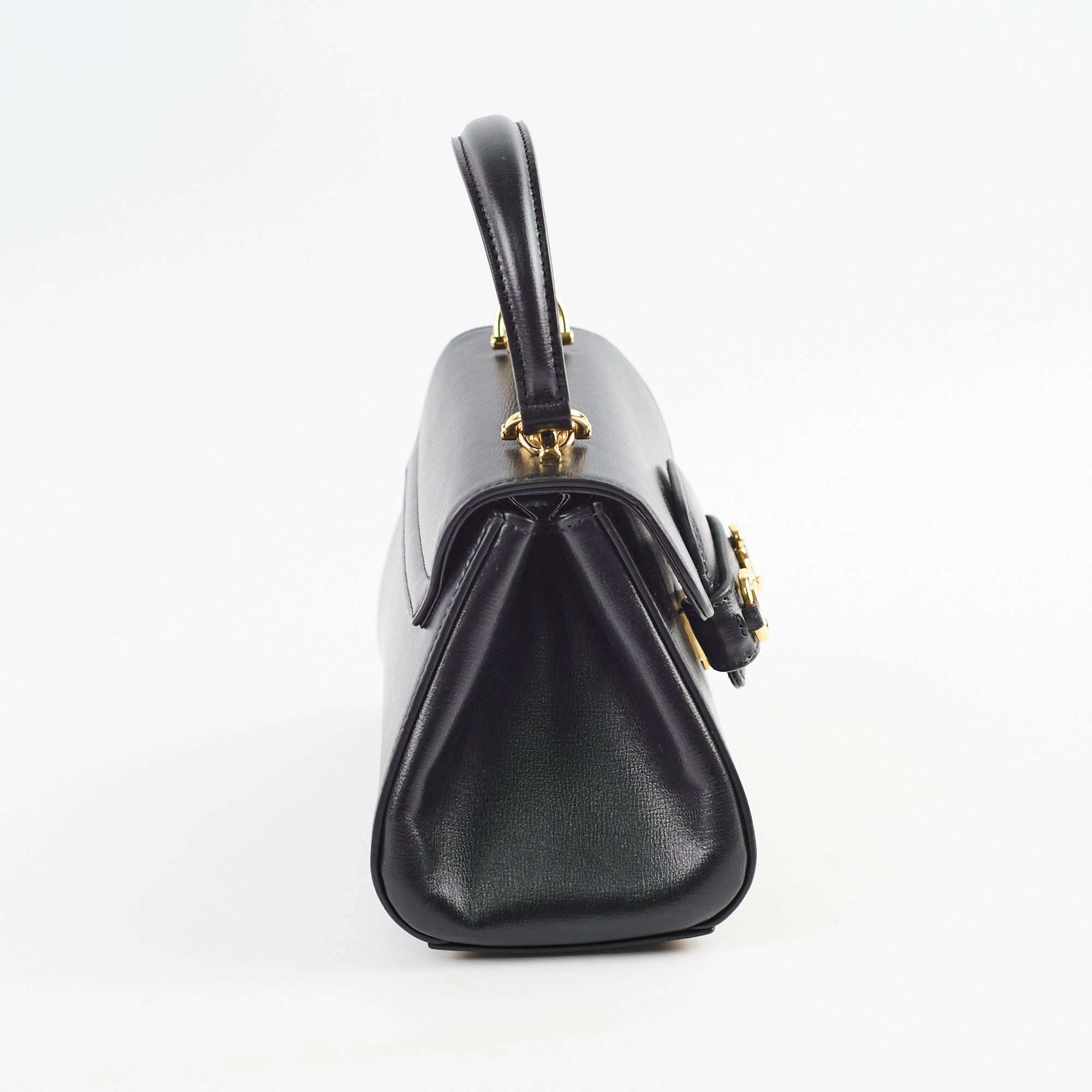 Gucci Horsebit 1955 Mini Top Handle Bag Black