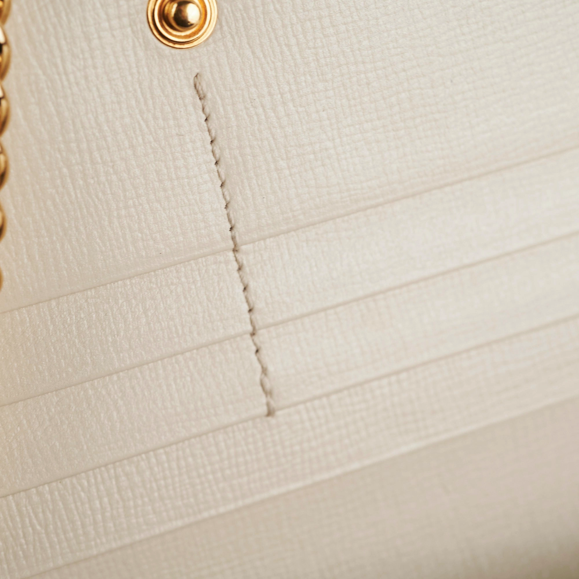 Gucci Horsebit 1955 White Wallet on Chain