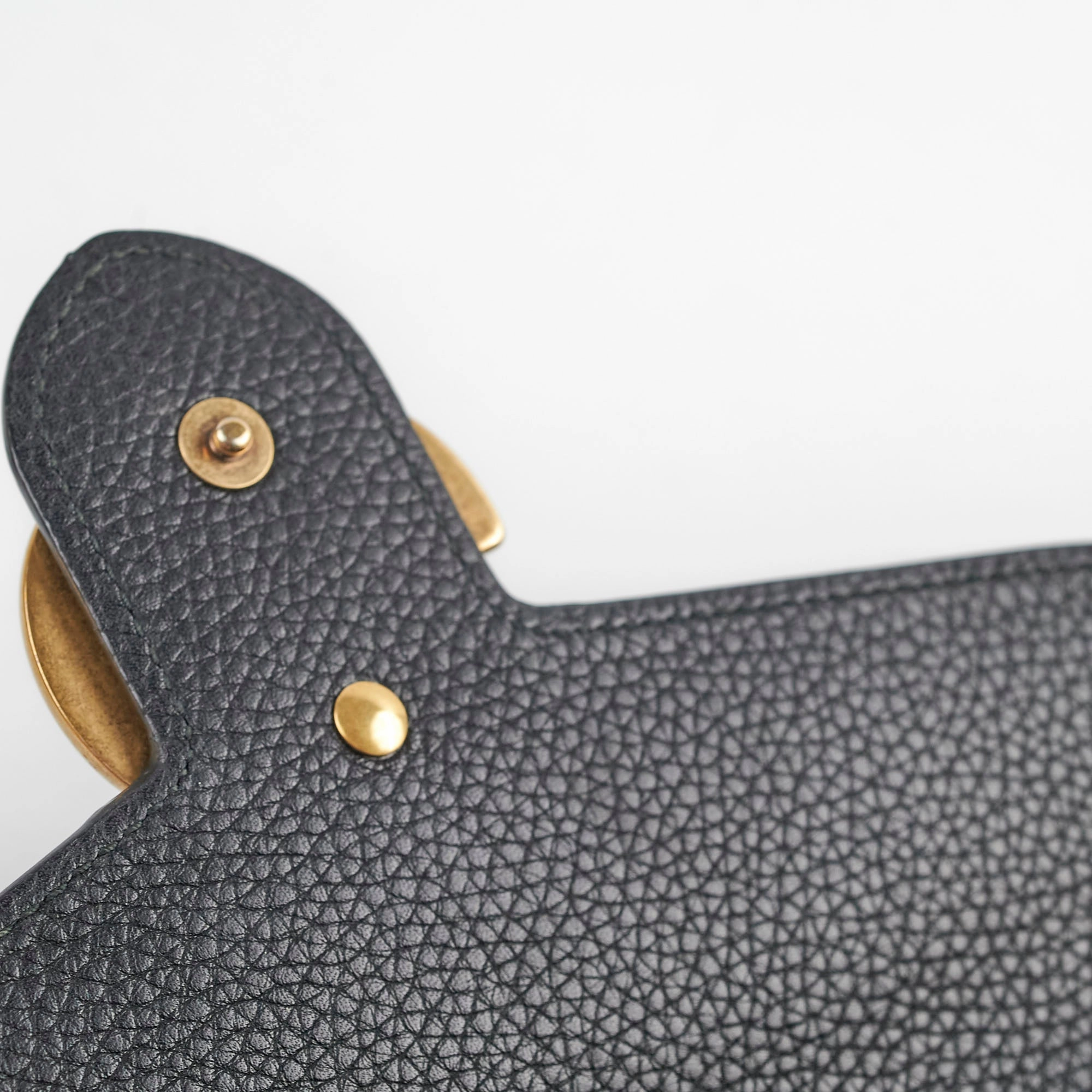 Gucci Marmont Black Leather Wallet On Chain WOC