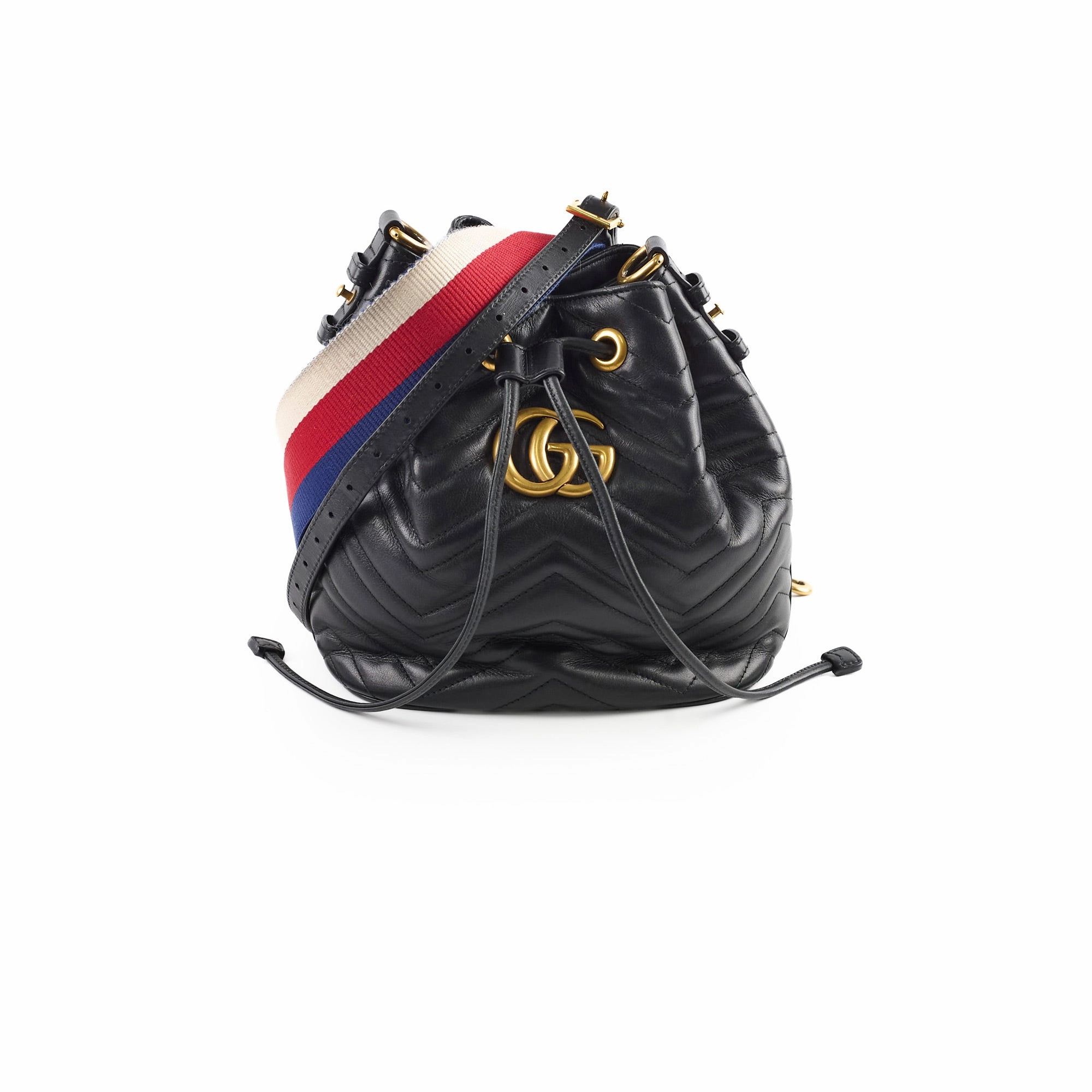 Gucci Marmont Bucket Bag Black