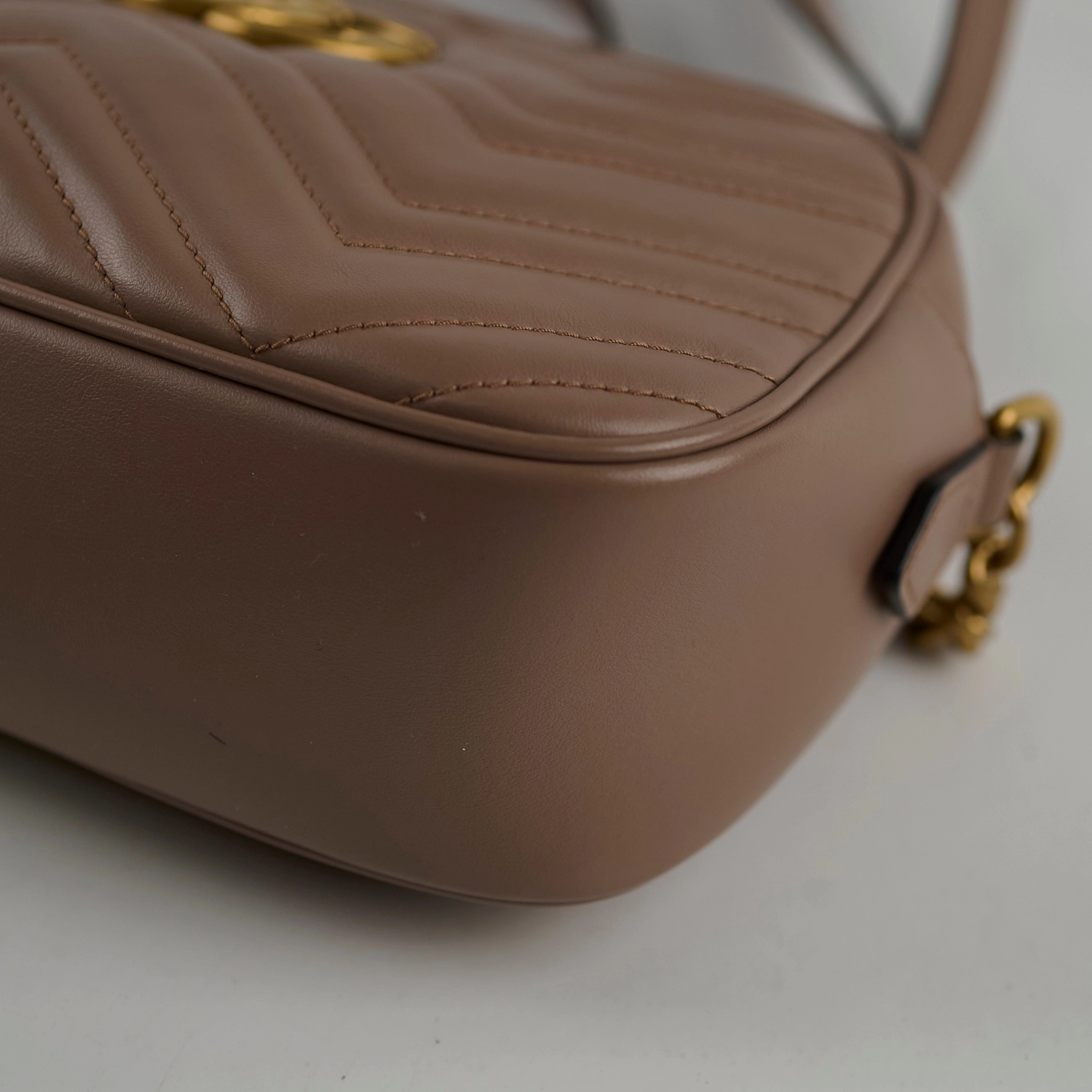 Gucci Marmont Camera Bag Dusty Pink