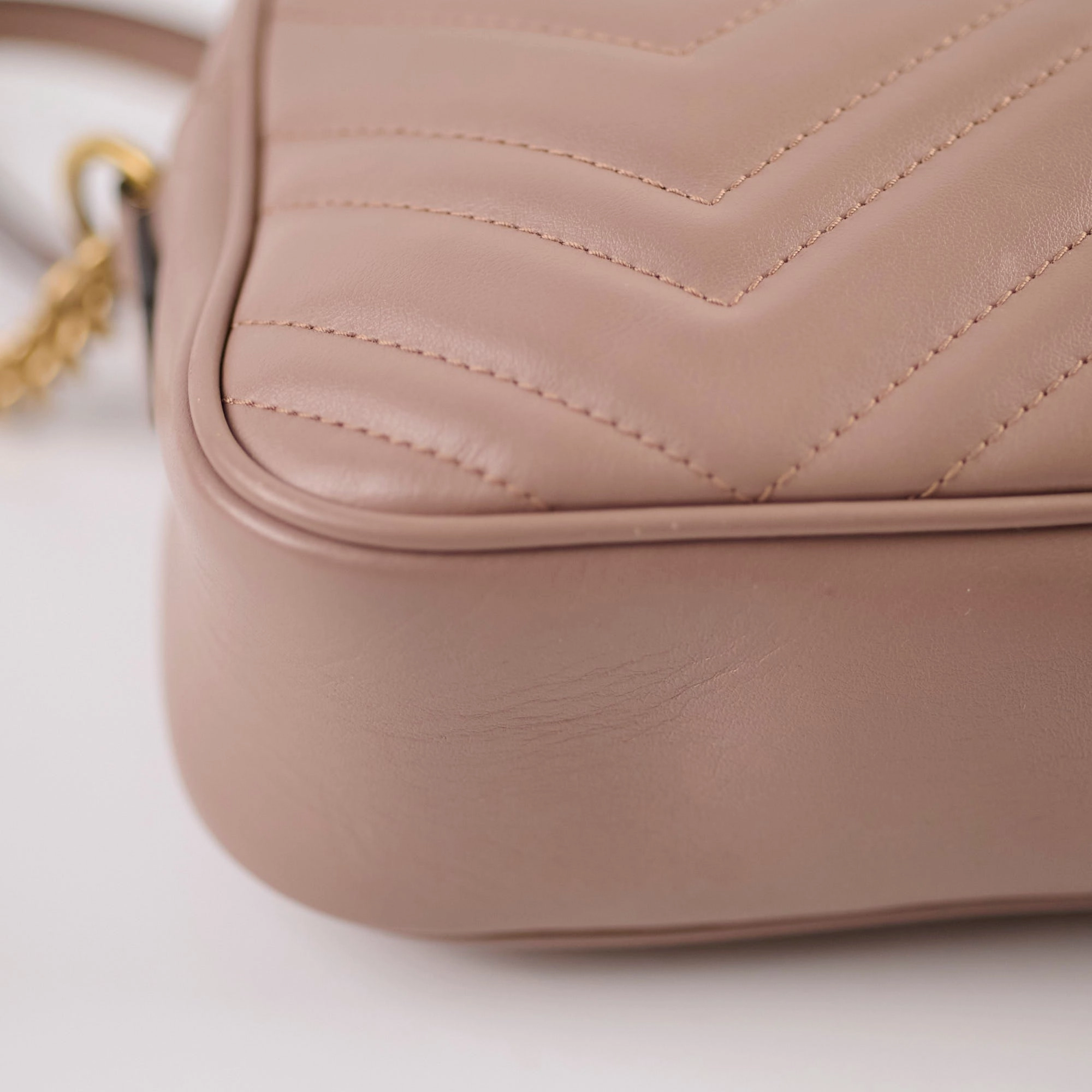 Gucci Marmont Camera Bag Dusty Pink