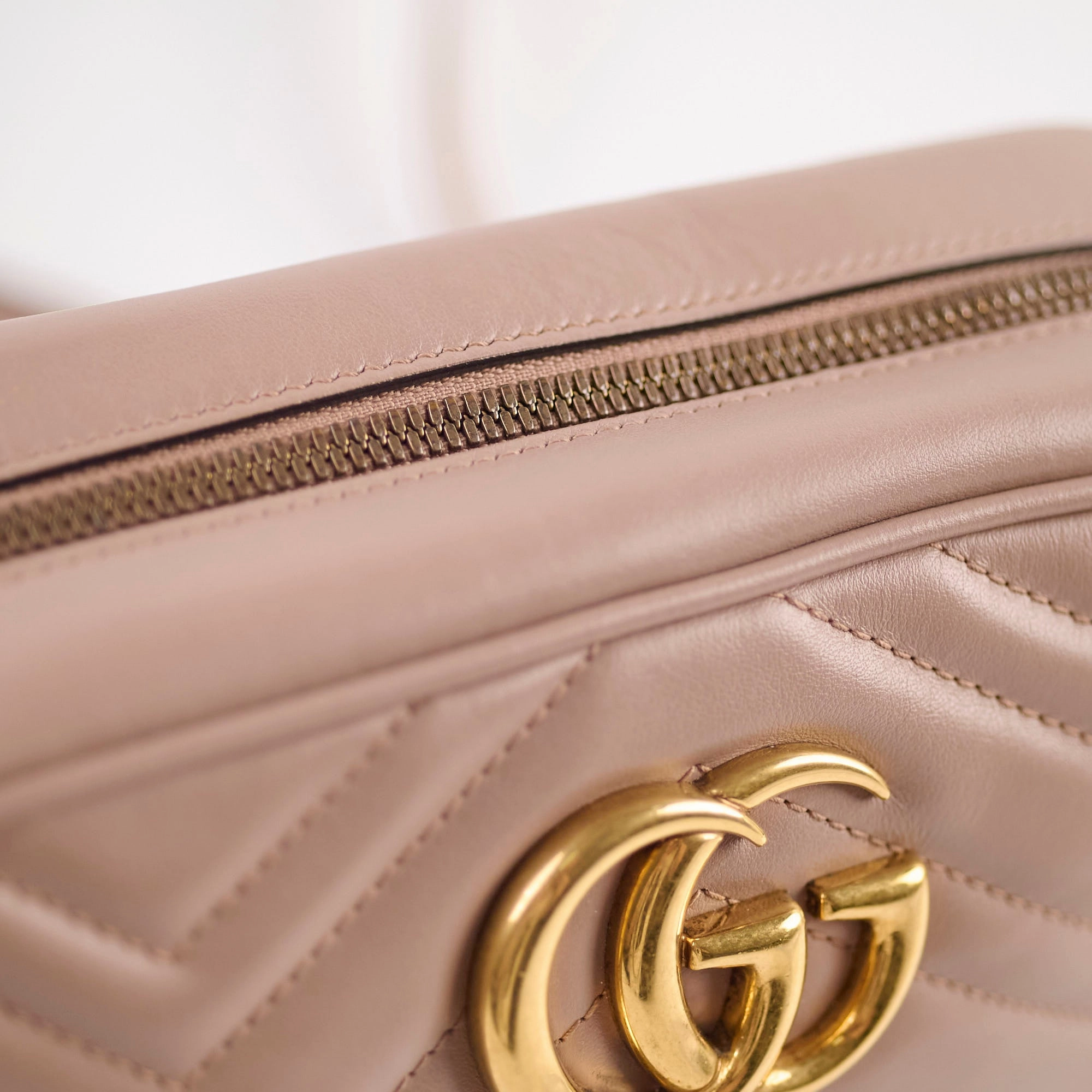 Gucci Marmont Camera Bag Dusty Pink