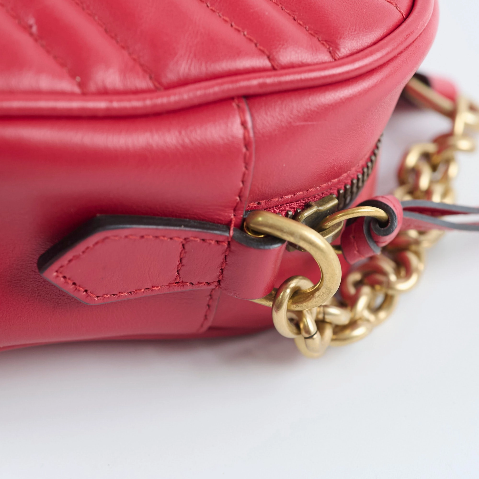 Gucci Marmont Camera Bag Red