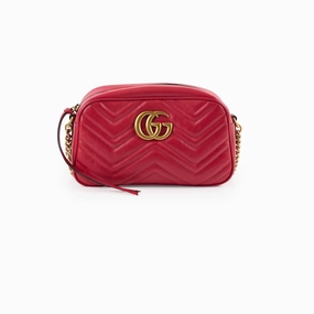Gucci Marmont Camera Bag Red