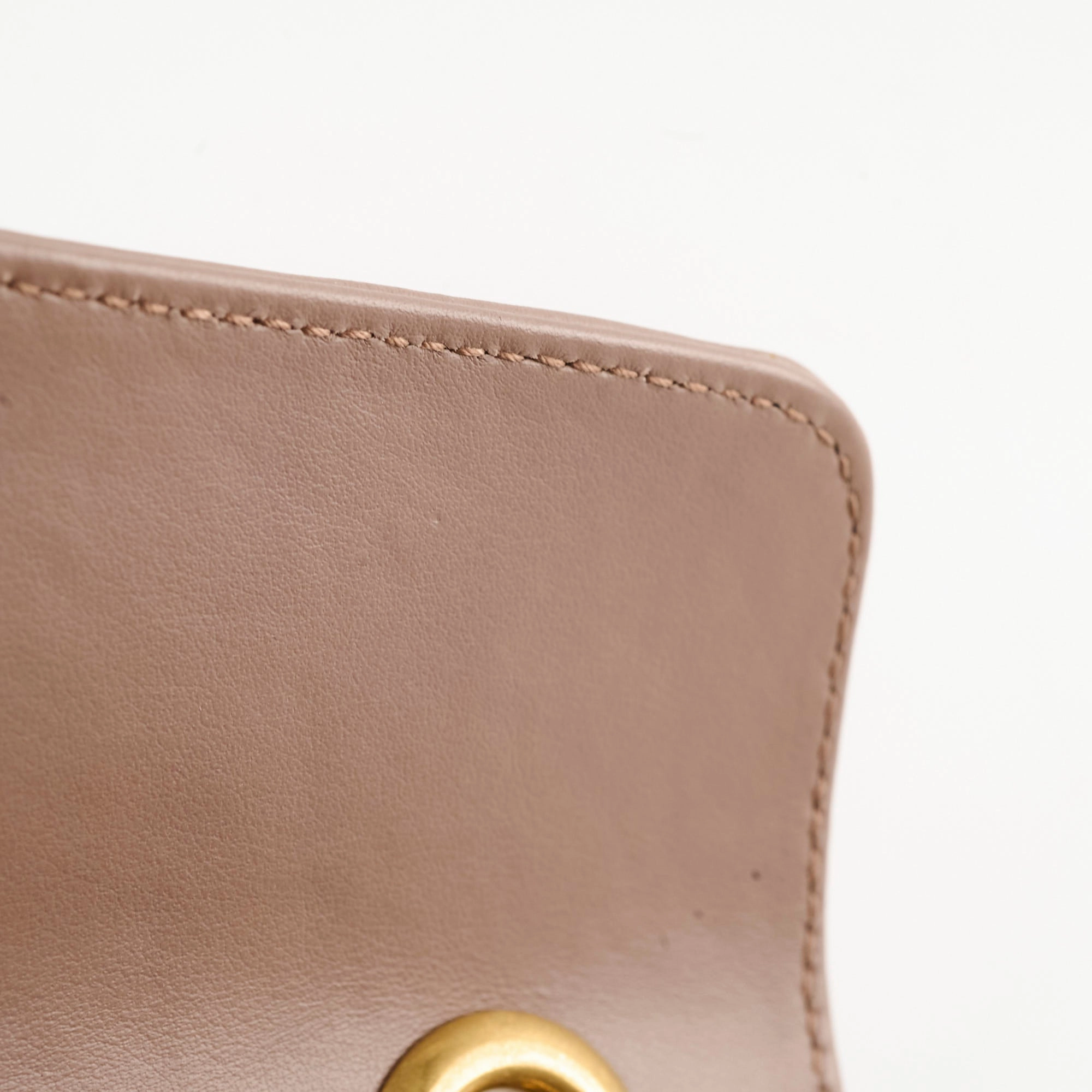 Gucci Marmont Medium Shoulder Bag Beige / Dusty Pink