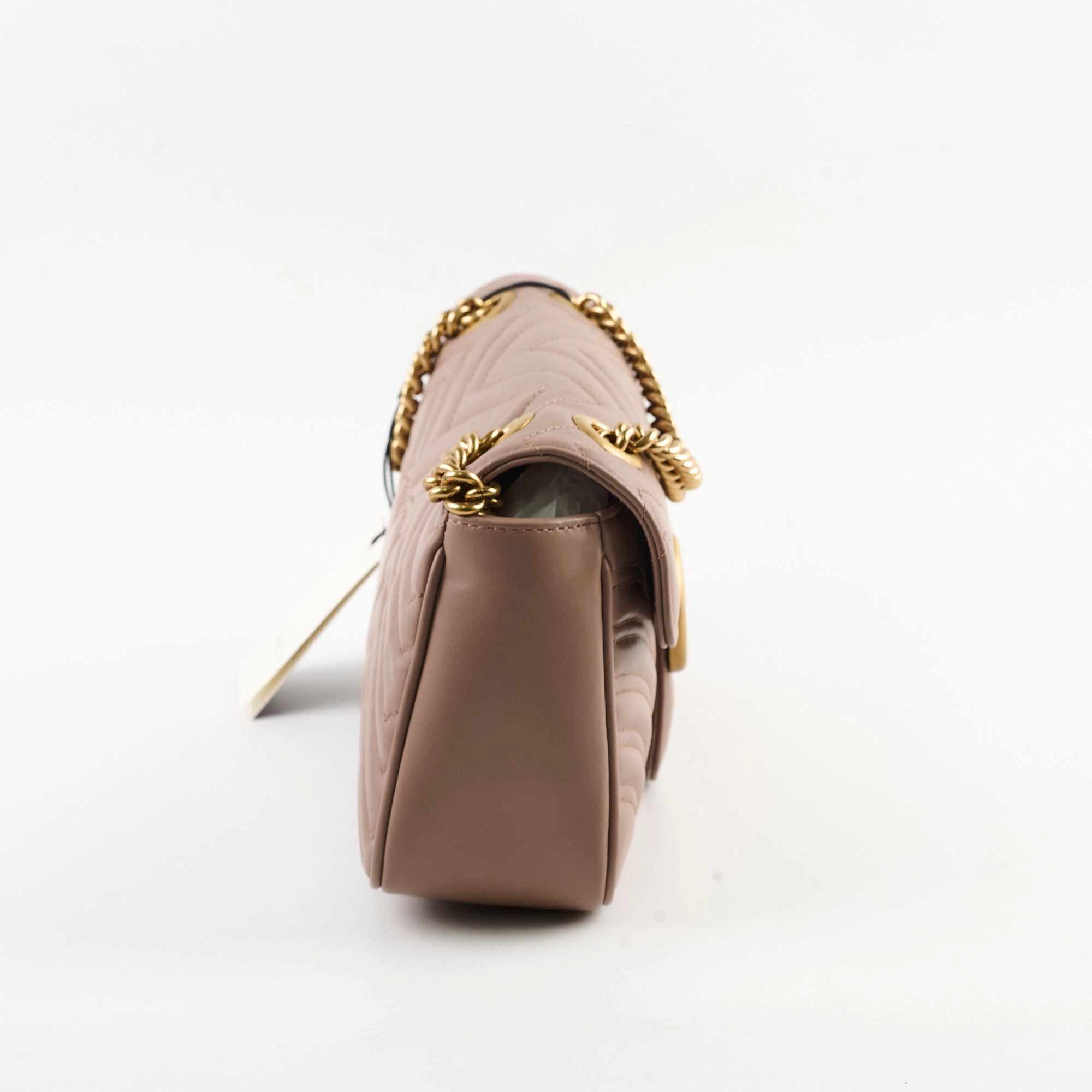 Gucci Marmont Medium Shoulder Bag Beige / Dusty Pink