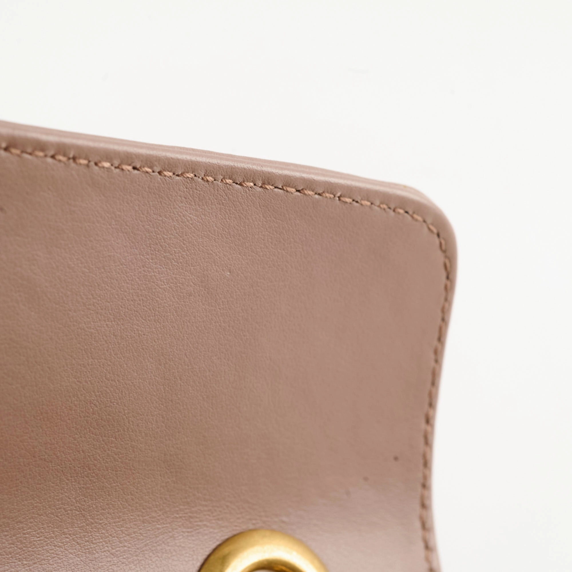 Gucci Marmont Medium Shoulder Bag Beige / Dusty Pink
