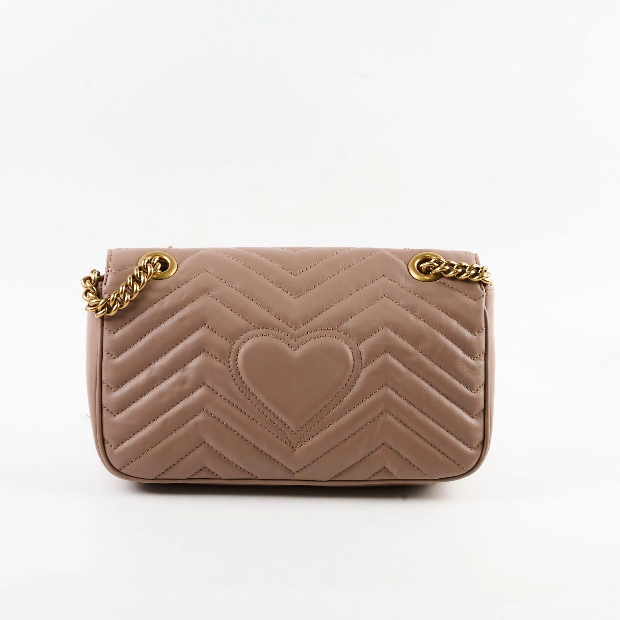 Gucci Marmont Medium Shoulder Bag Beige / Dusty Pink
