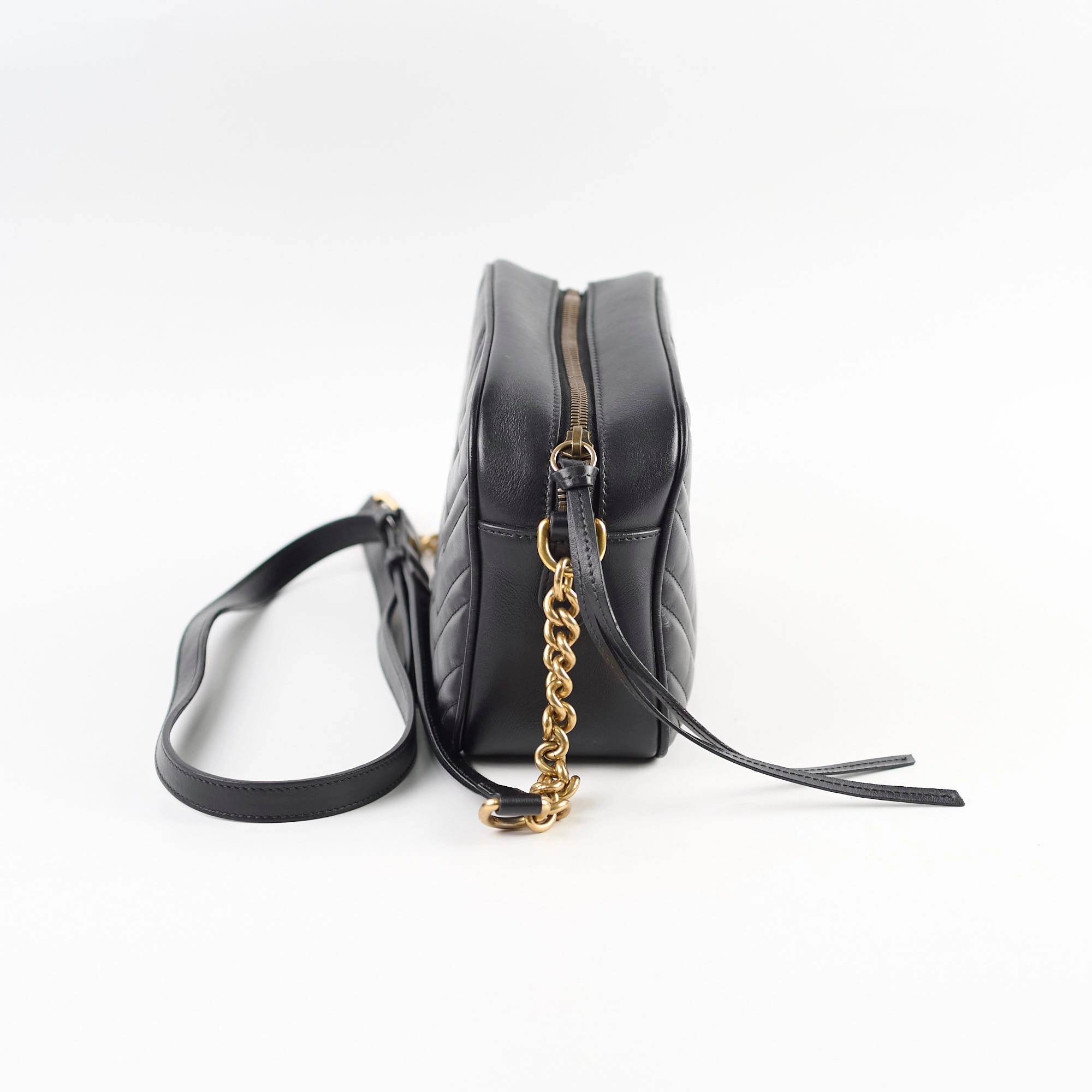 Gucci Marmont Small Camera Black Bag