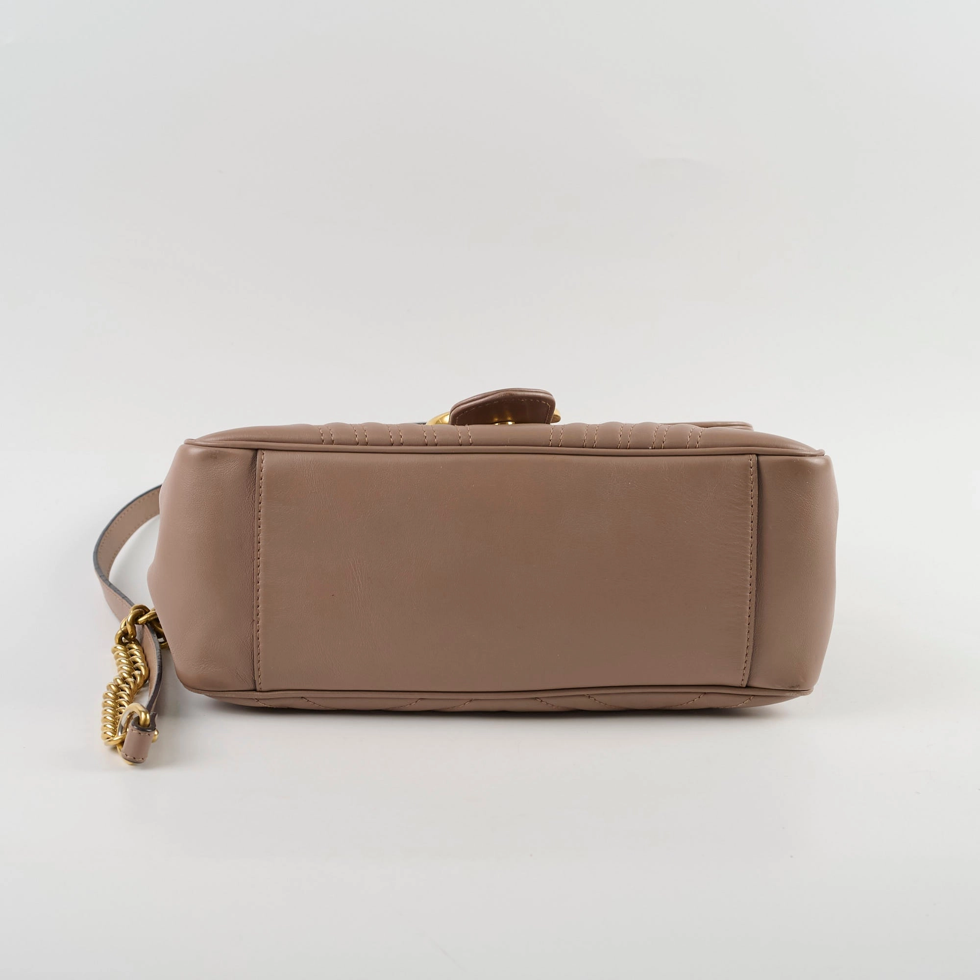 Gucci Medium GG Marmont Top Handle Dusty Pink