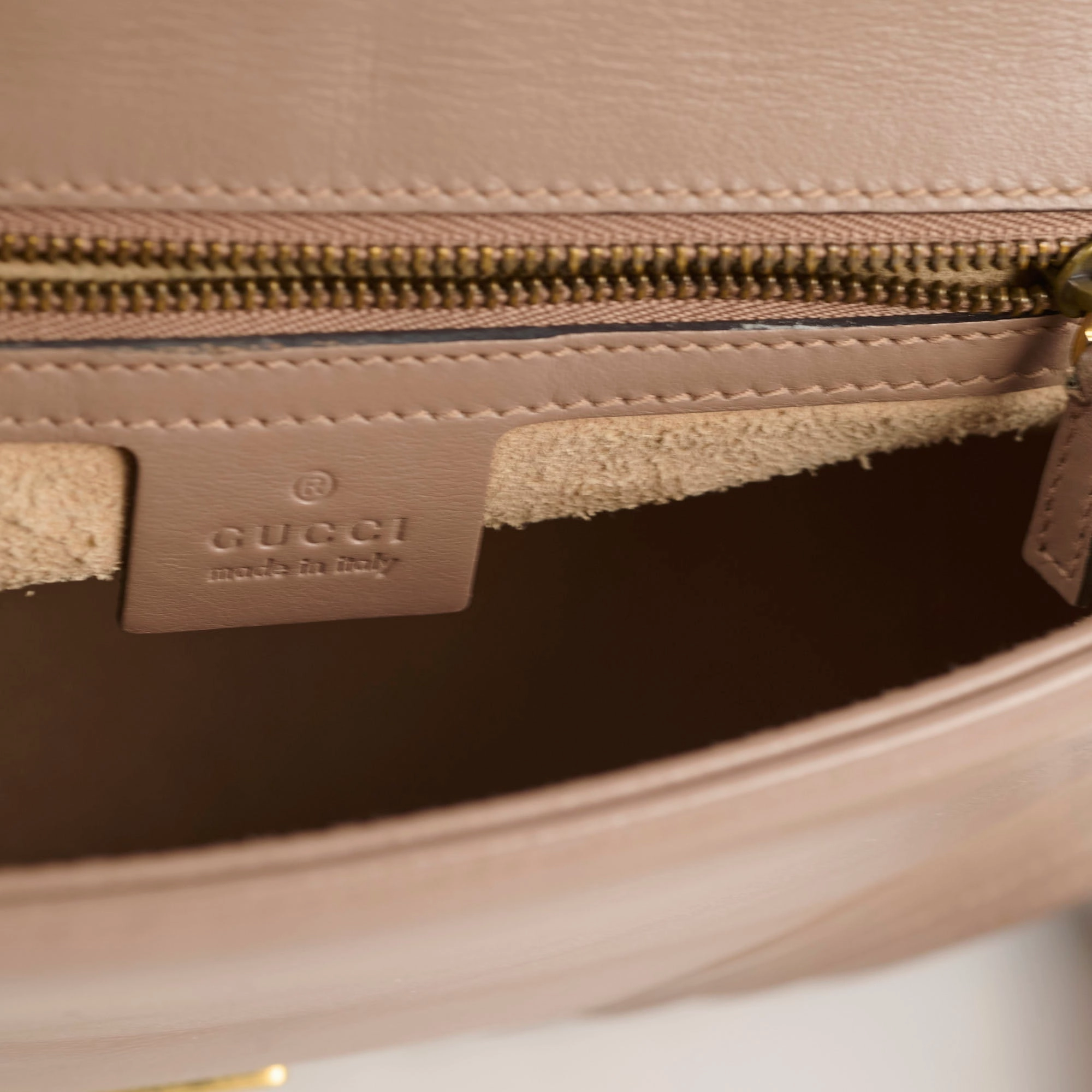 Gucci Medium GG Marmont Top Handle Dusty Pink