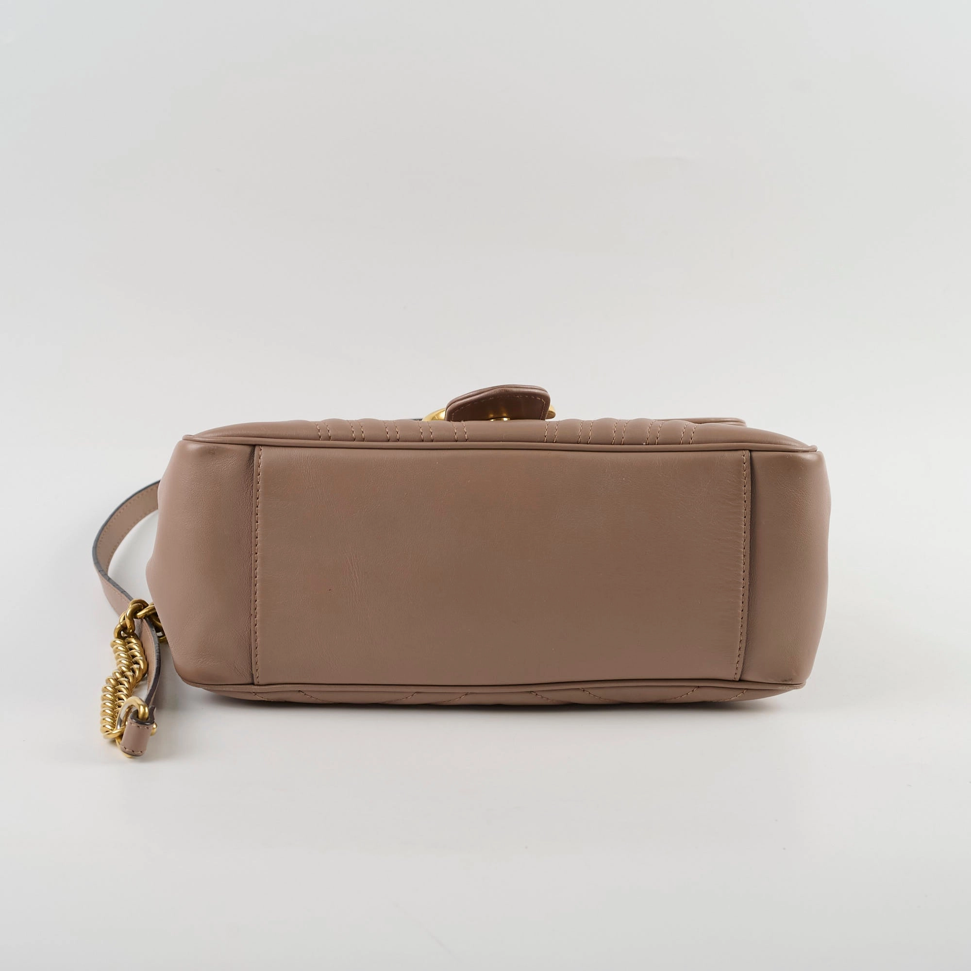 Gucci Medium GG Marmont Top Handle Dusty Pink