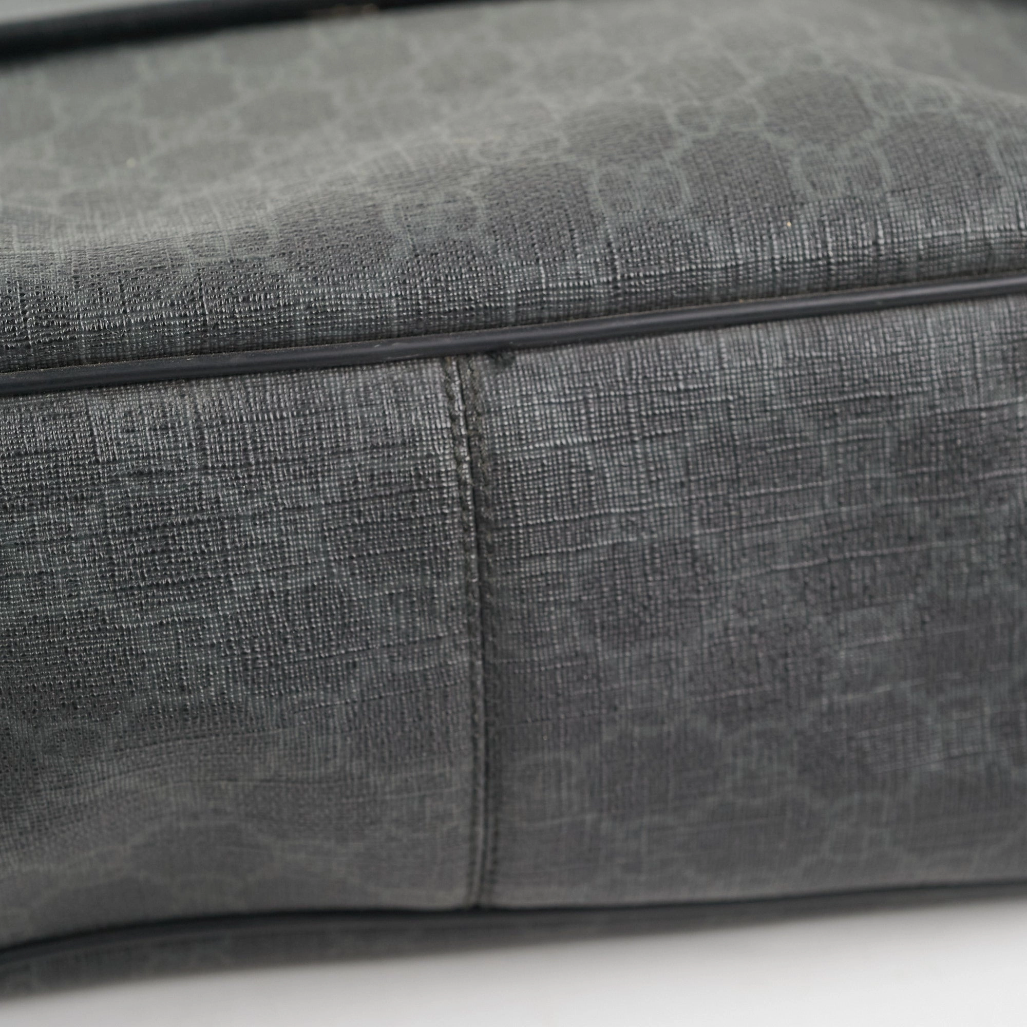 Gucci Mens Black Shoulder Monogram Bag
