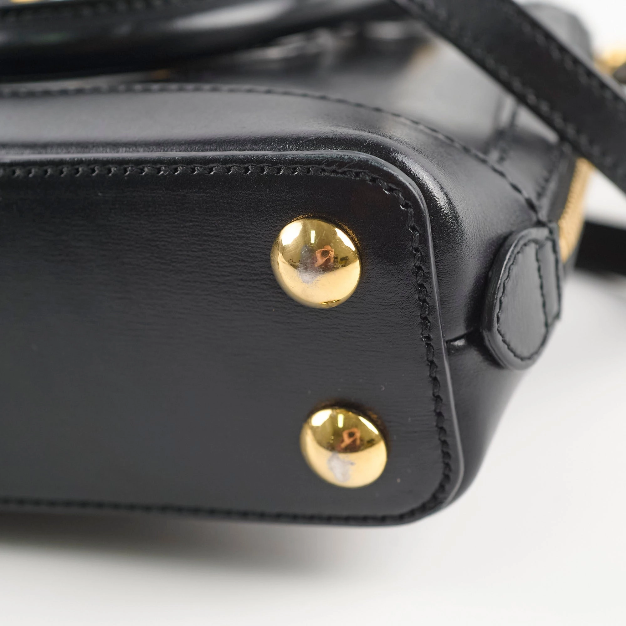 Gucci Mini Horsebit 1955 Top Handle Black