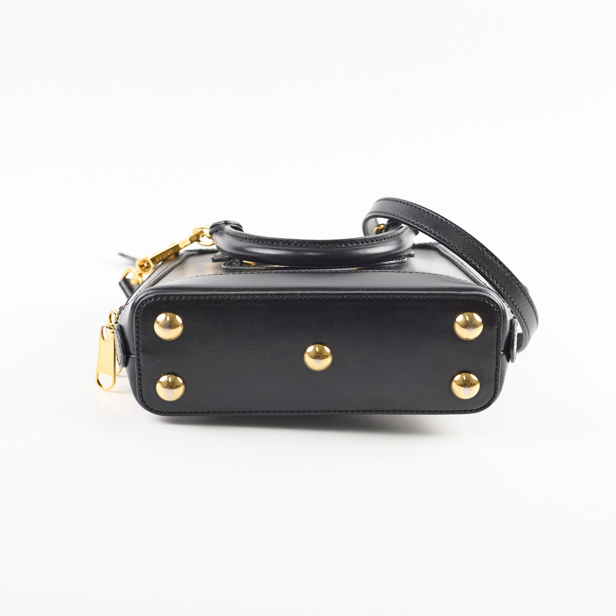 Gucci Mini Horsebit 1955 Top Handle Black