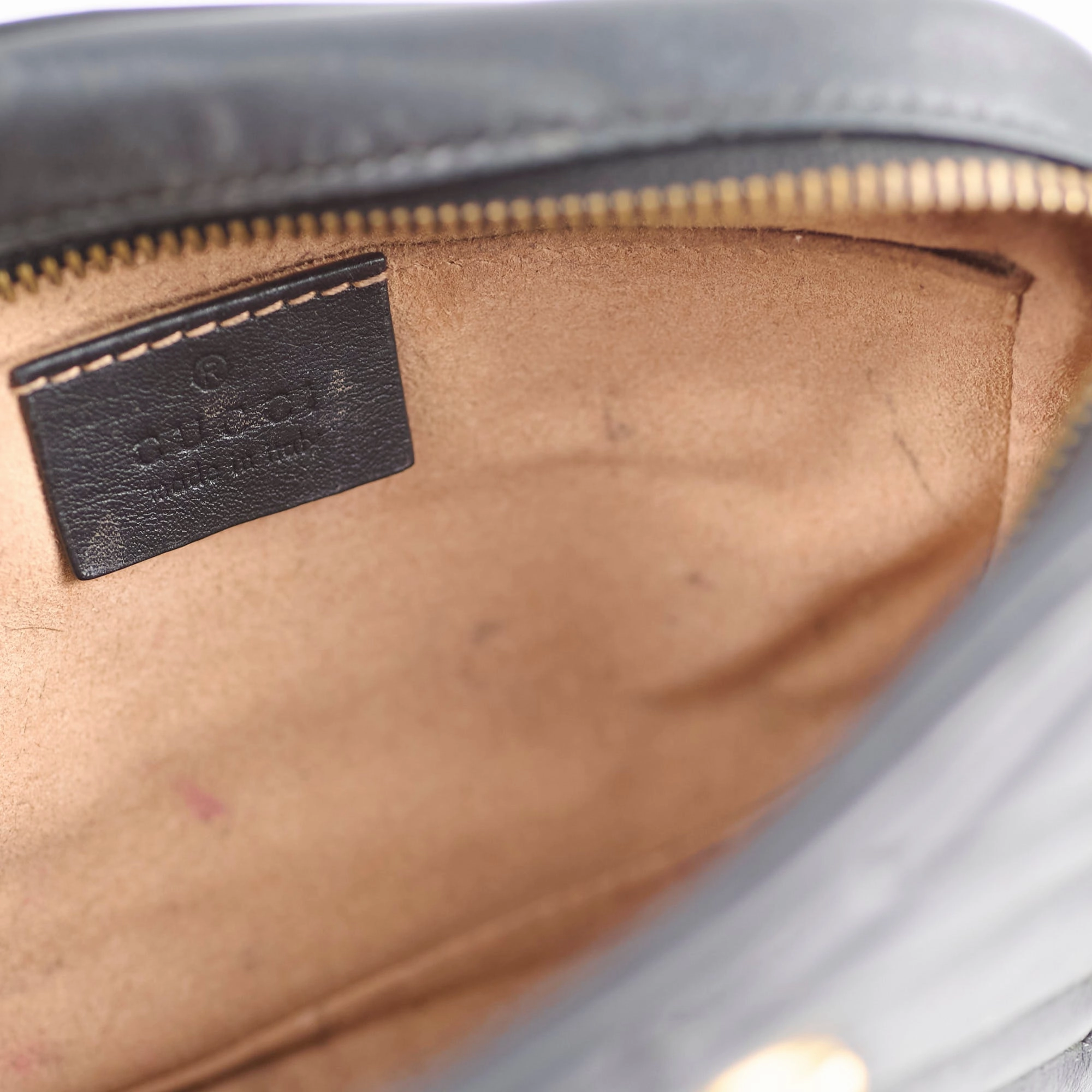 Gucci Mini Marmont Camera Bag Black
