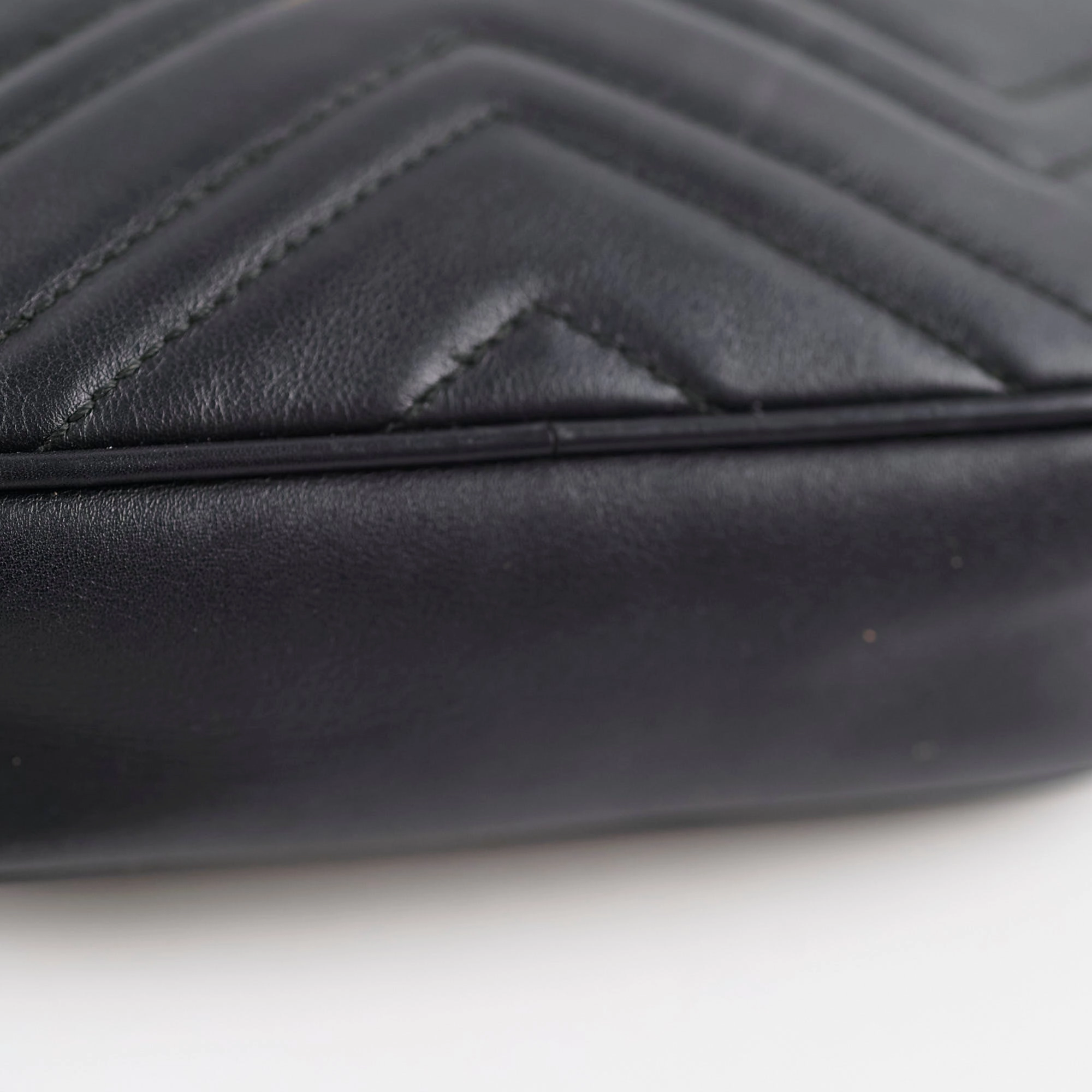 Gucci Mini Marmont Camera Bag Black