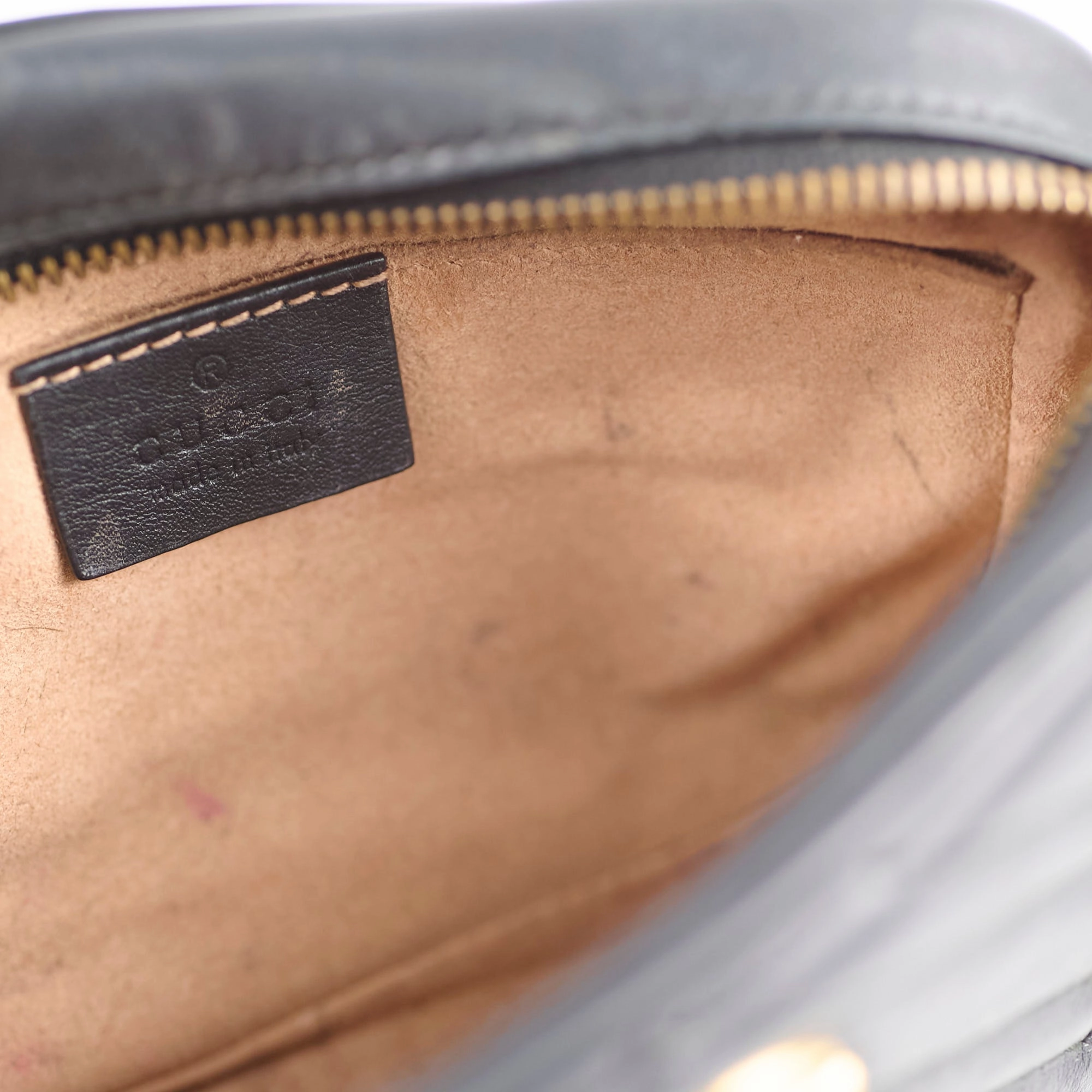 Gucci Mini Marmont Camera Bag Black