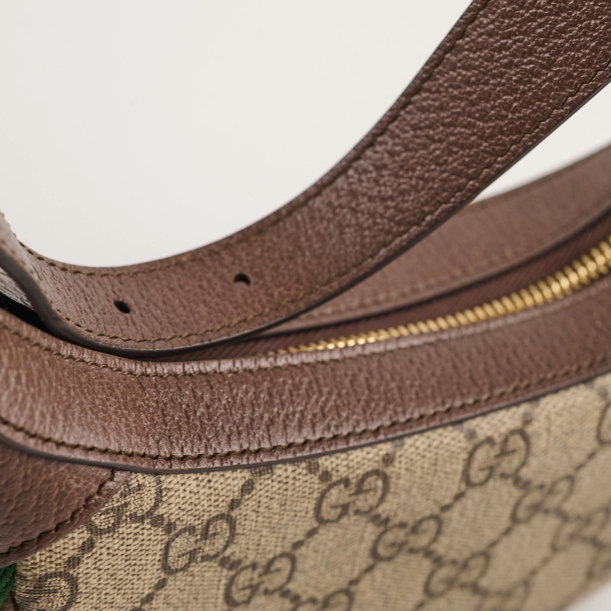 Gucci Mini Ophidia GG Supreme Half Moon Hobo