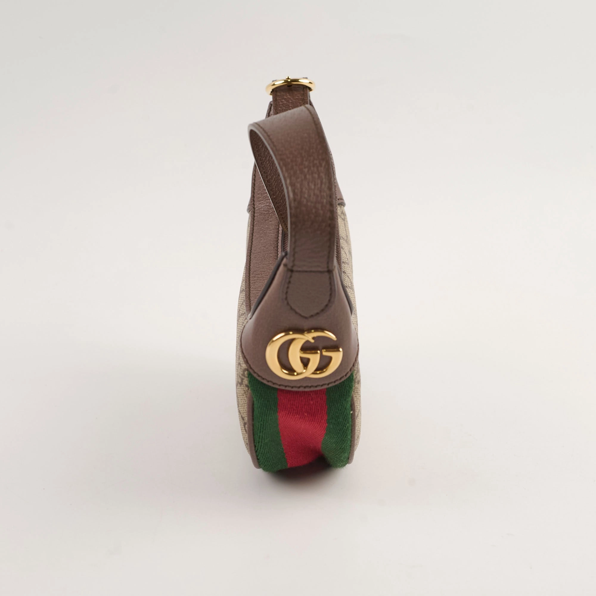 Gucci Mini Ophidia GG Supreme Half Moon Hobo