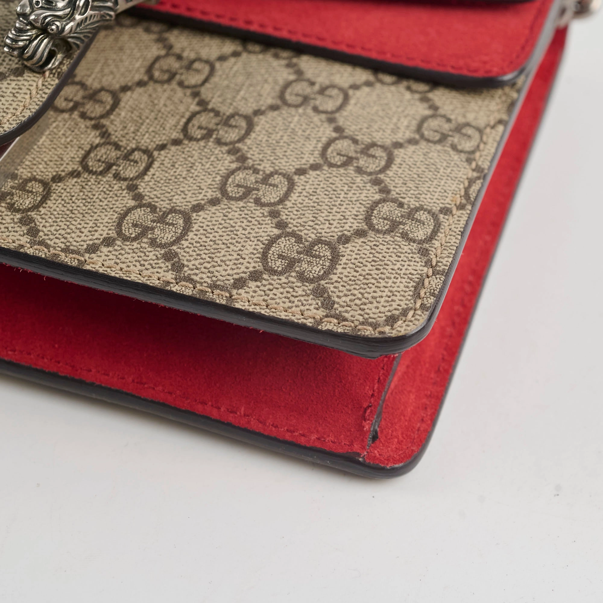 Gucci Mini Supreme Dionysus Red