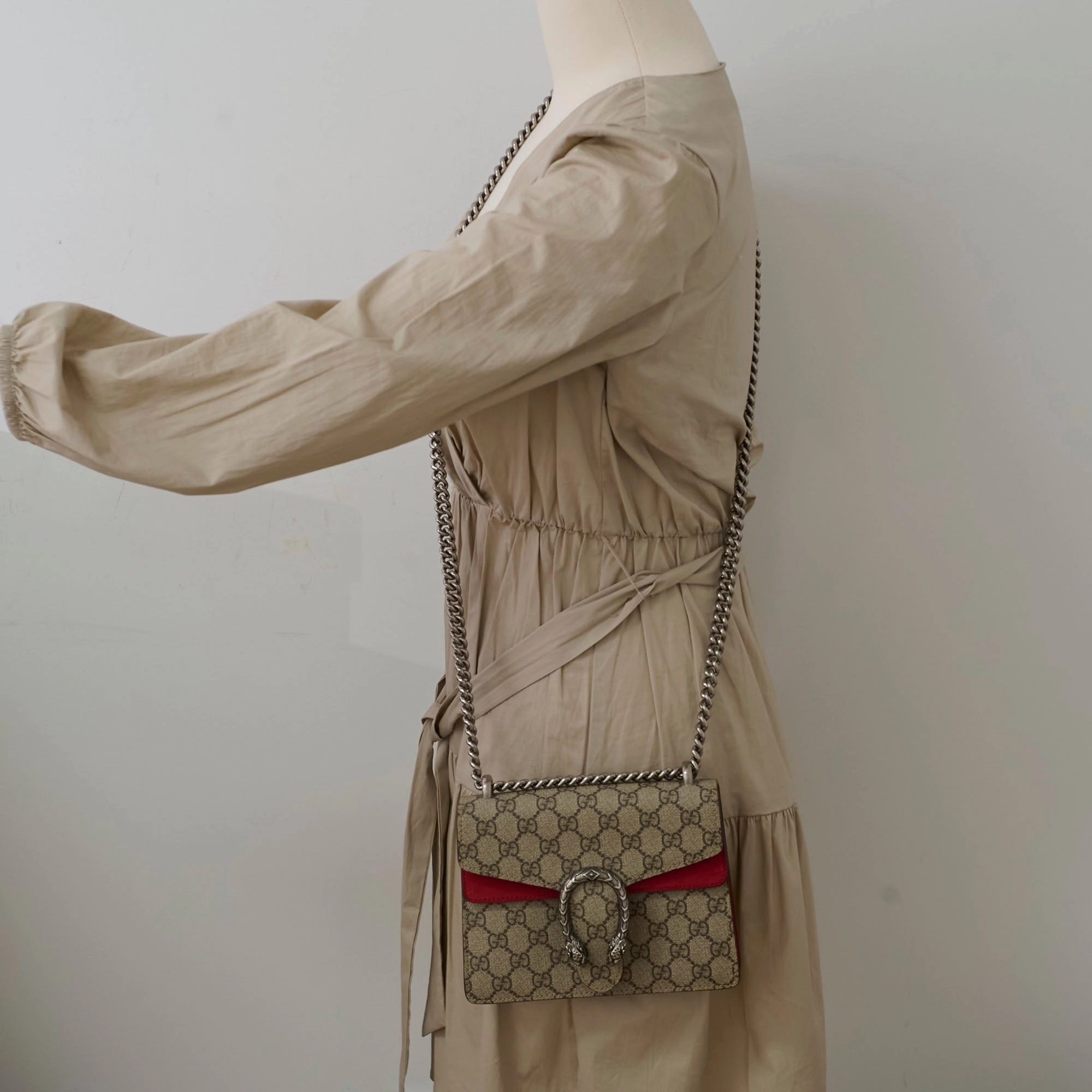 Gucci Mini Supreme Dionysus Red
