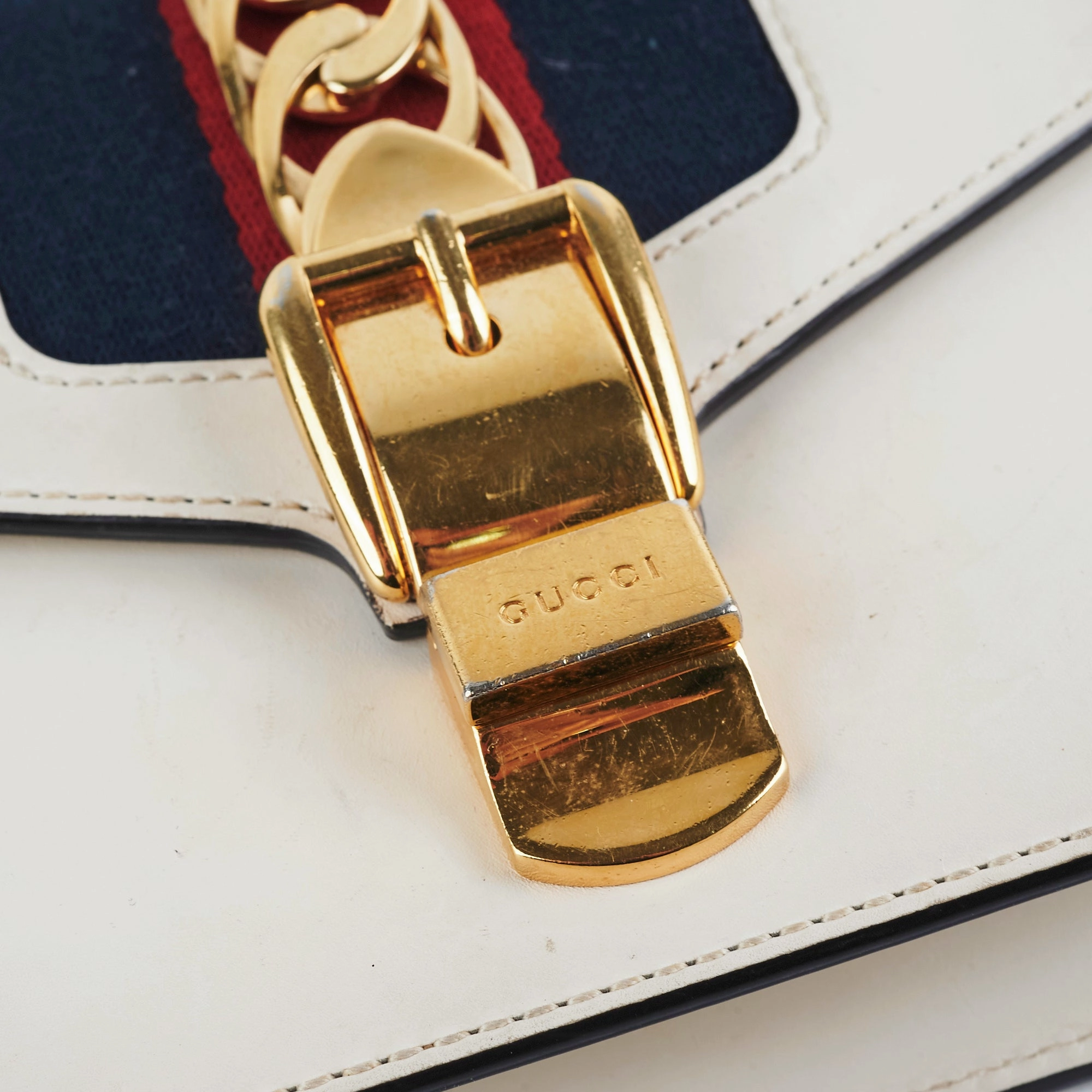 Gucci Mini Sylvie Bag Cream