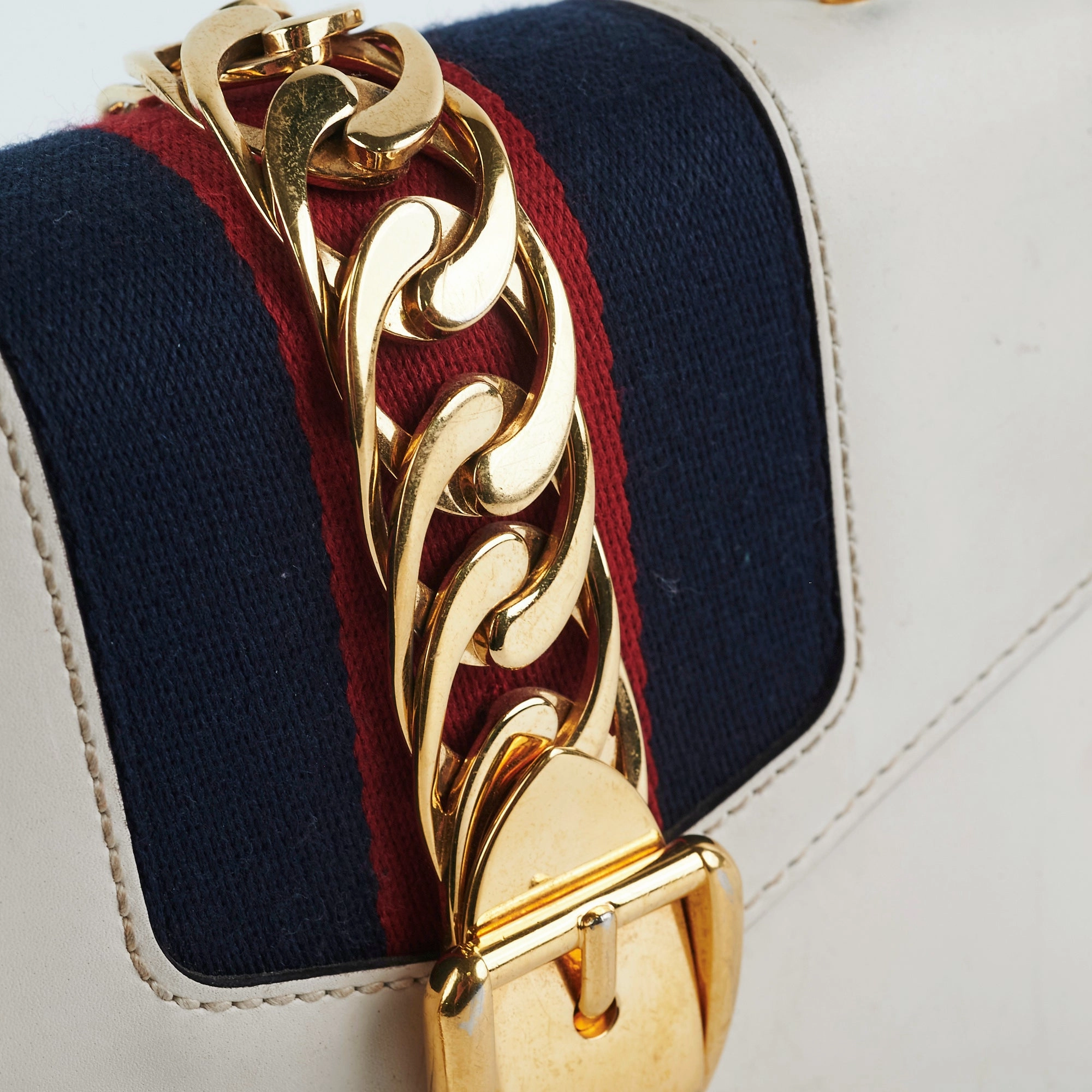 Gucci Mini Sylvie Bag Cream