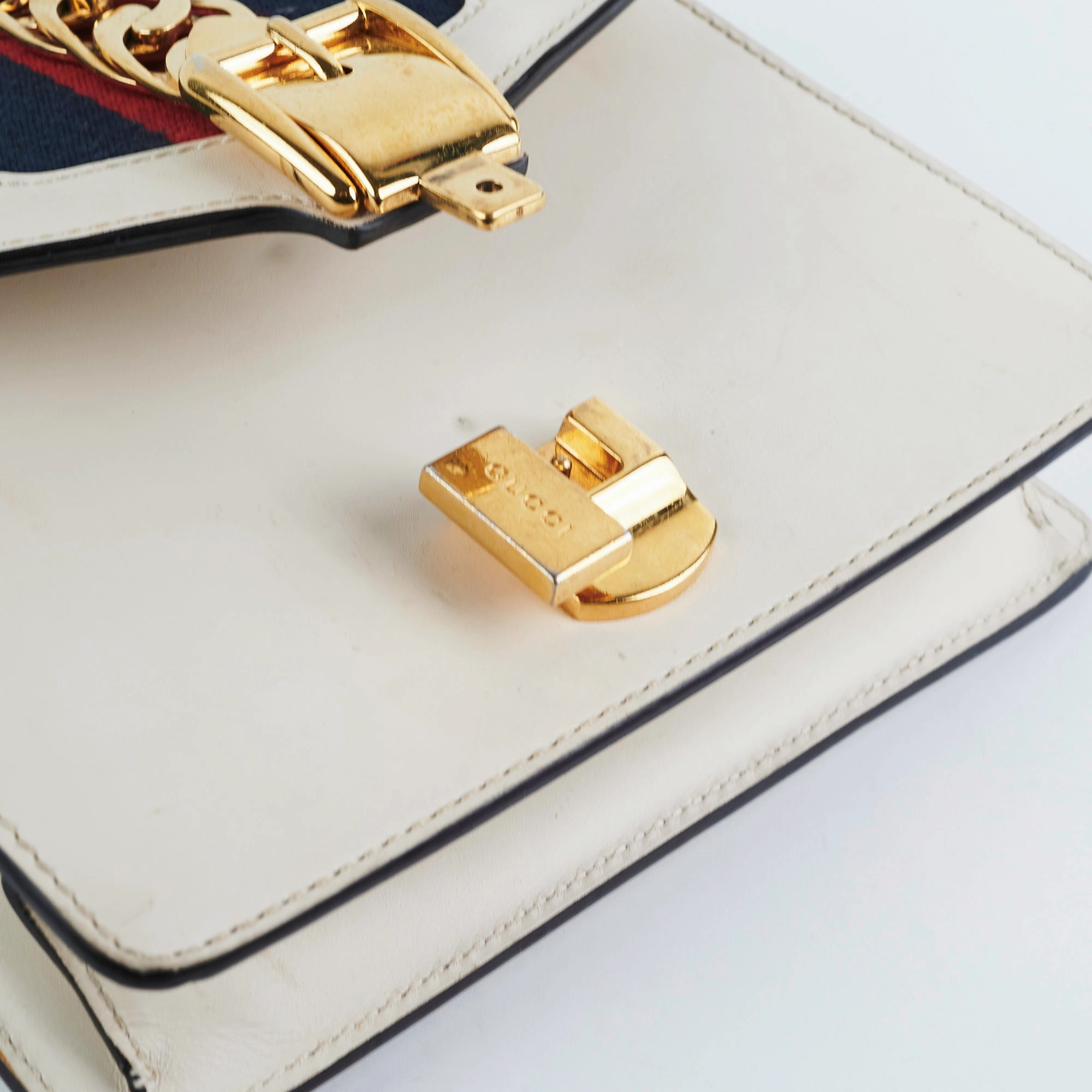 Gucci Mini Sylvie Bag Cream
