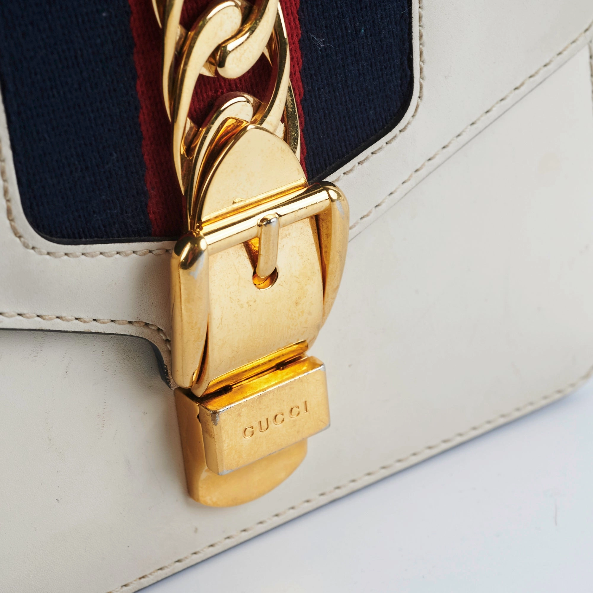 Gucci Mini Sylvie Bag Cream